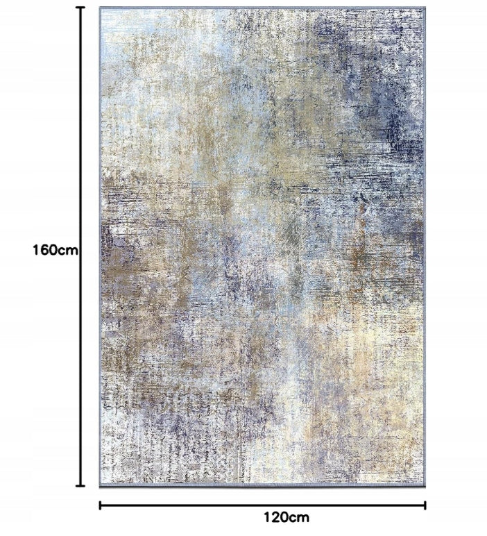Stylish Decorative Carpet 120×160 cm Abstract Pattern Modern for Interiors Brand no brand