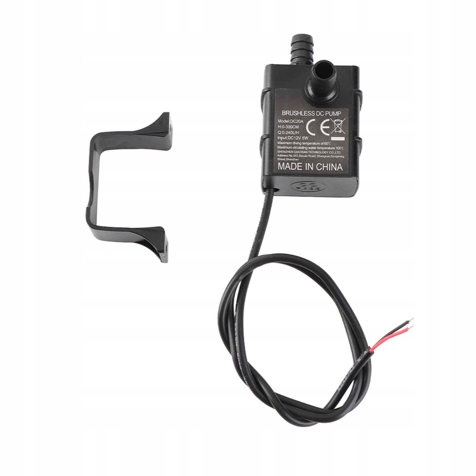Submersible Pump Brushless DC Motor 12V IP68 Waterproof After Pump capacity l/h Ponad 5000 l/h