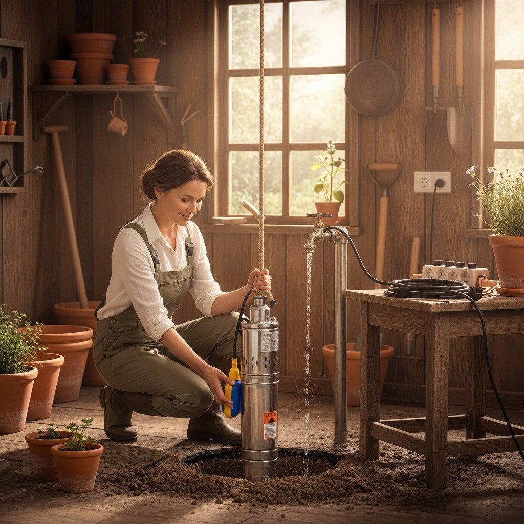 Submersible Pump for Well 3150W 3300l/h Submersible Powerful Manufacturer code DIPPER1800