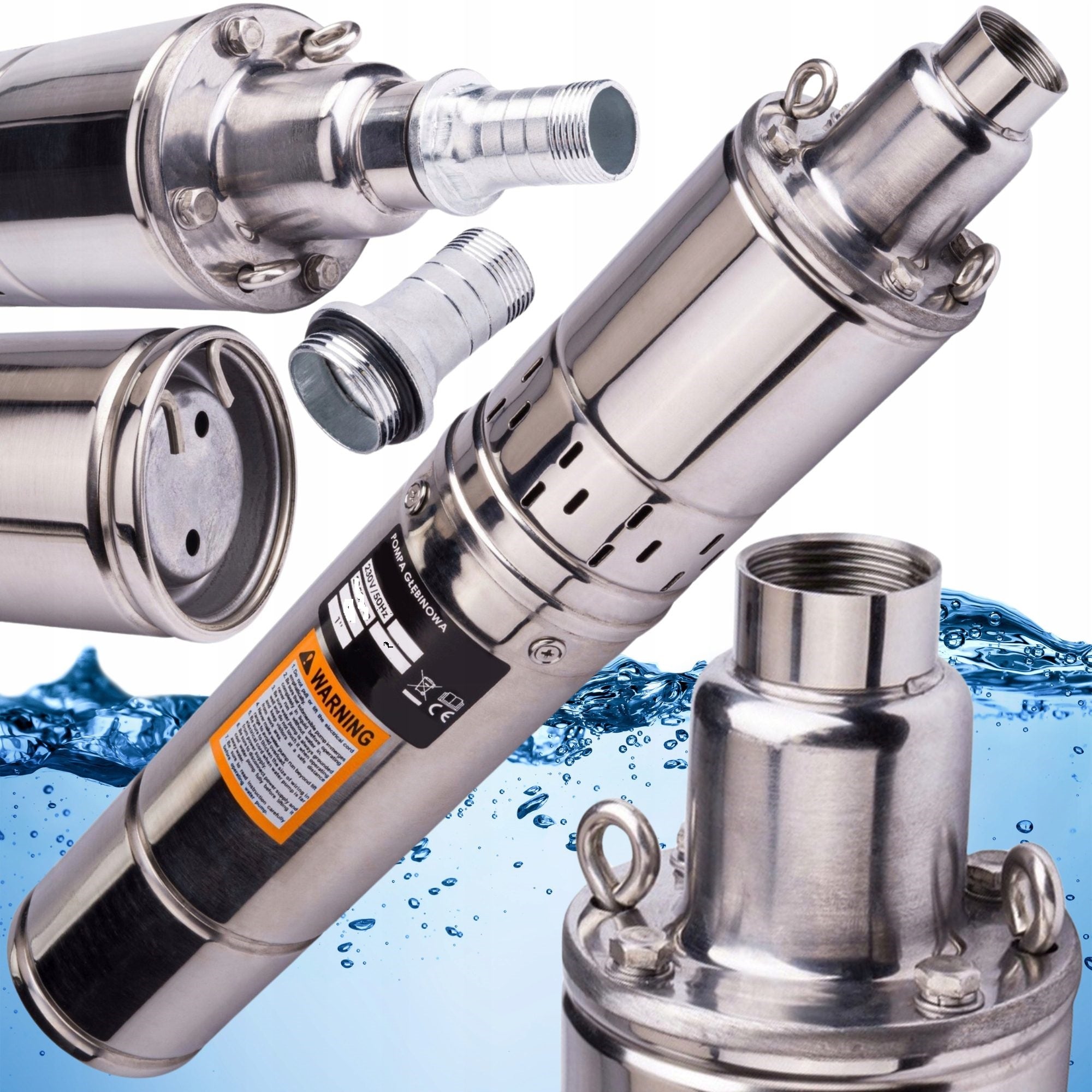 Submersible Screw Pump For Well Water 3500w 3300 L/h