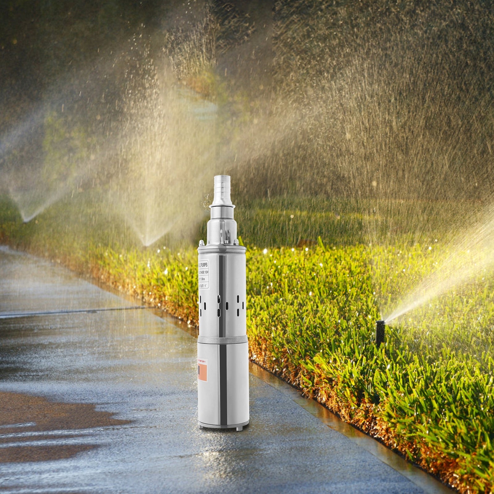 Submersible Water Pump 180W 12V 1.2m³/H 30m Lift Stainless Steel IP68 Manufacturer code FL032701