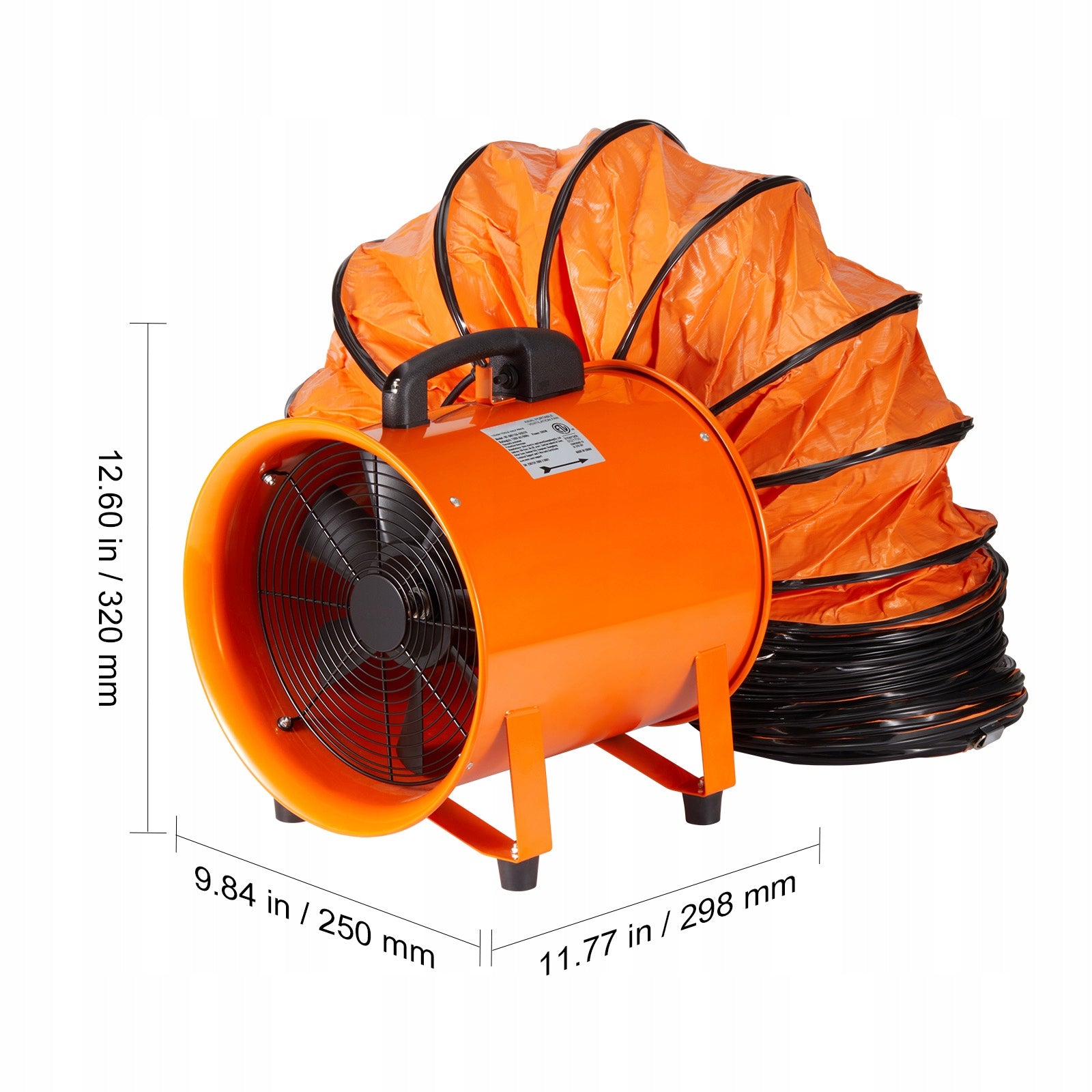 SucceBuy Construction Fan Motor 145W 298x250x320MM 12,9KG AC 220V Brand SucceBuy