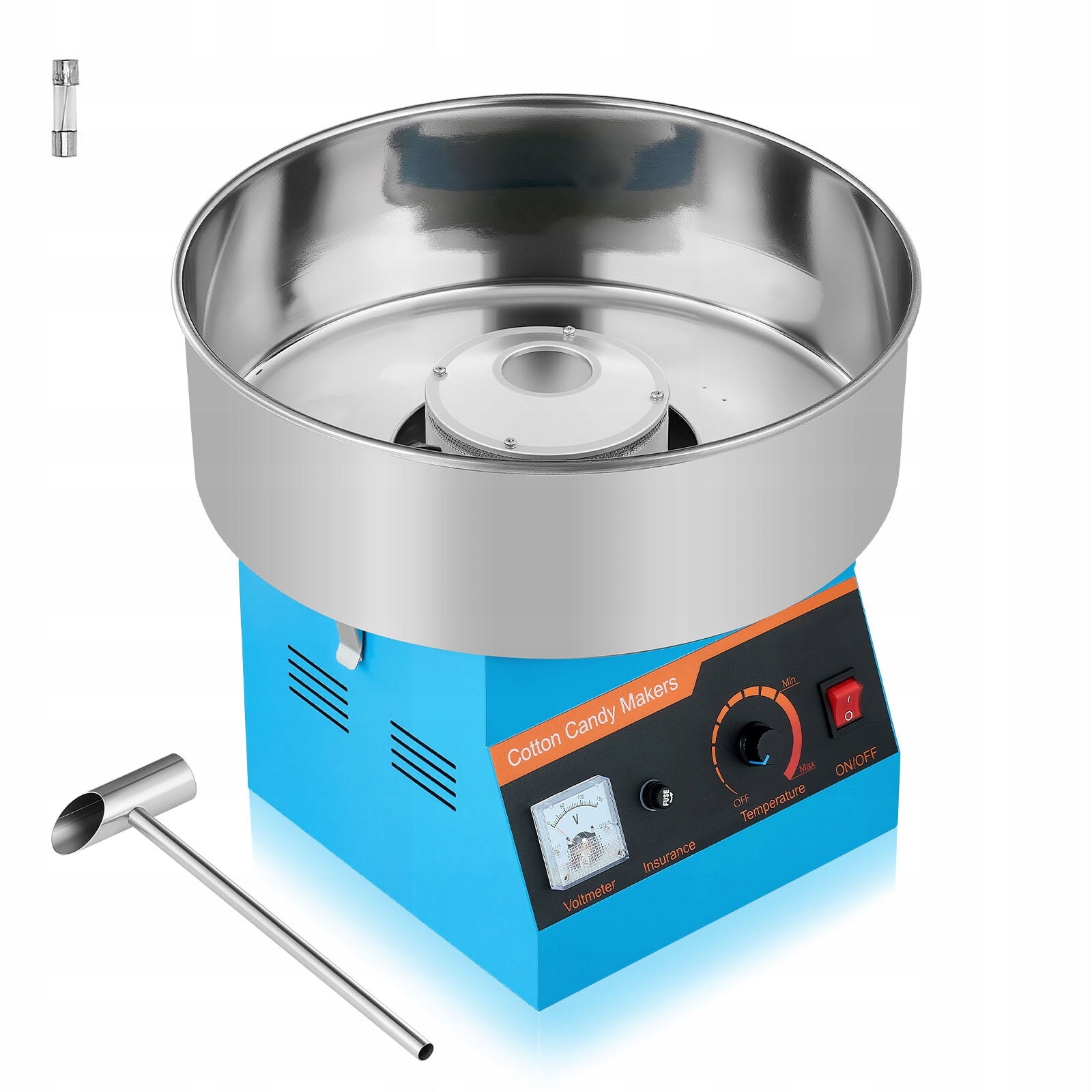 SucceBuy Cotton Candy Machine 1000W With Built-in Thermostat Blue Brand SucceBuy