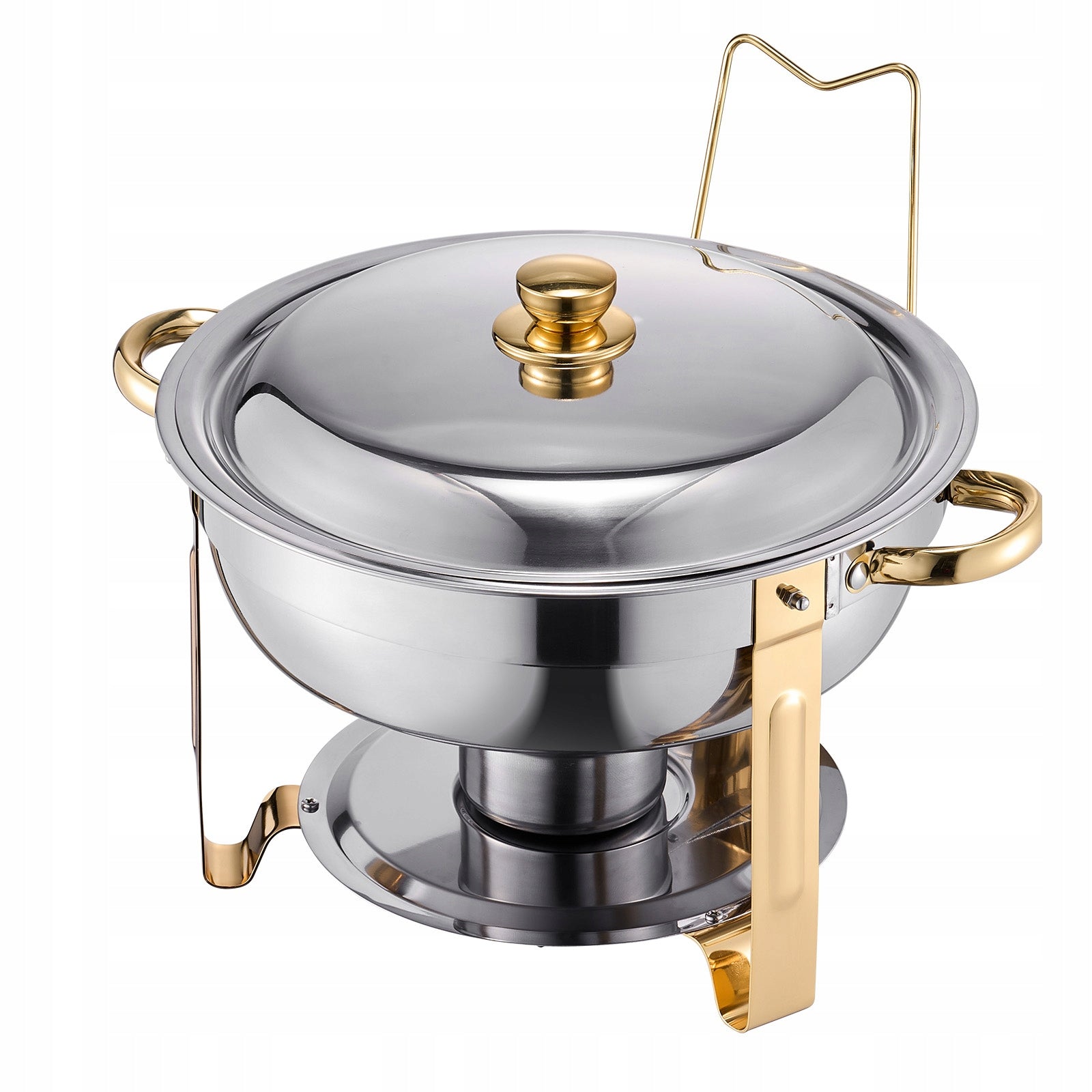 SucceBuy Food Warmer Round Gold 4.7L 4Pcs Stainless Steel Manufacturer code YXBXGSTGK4JT0H