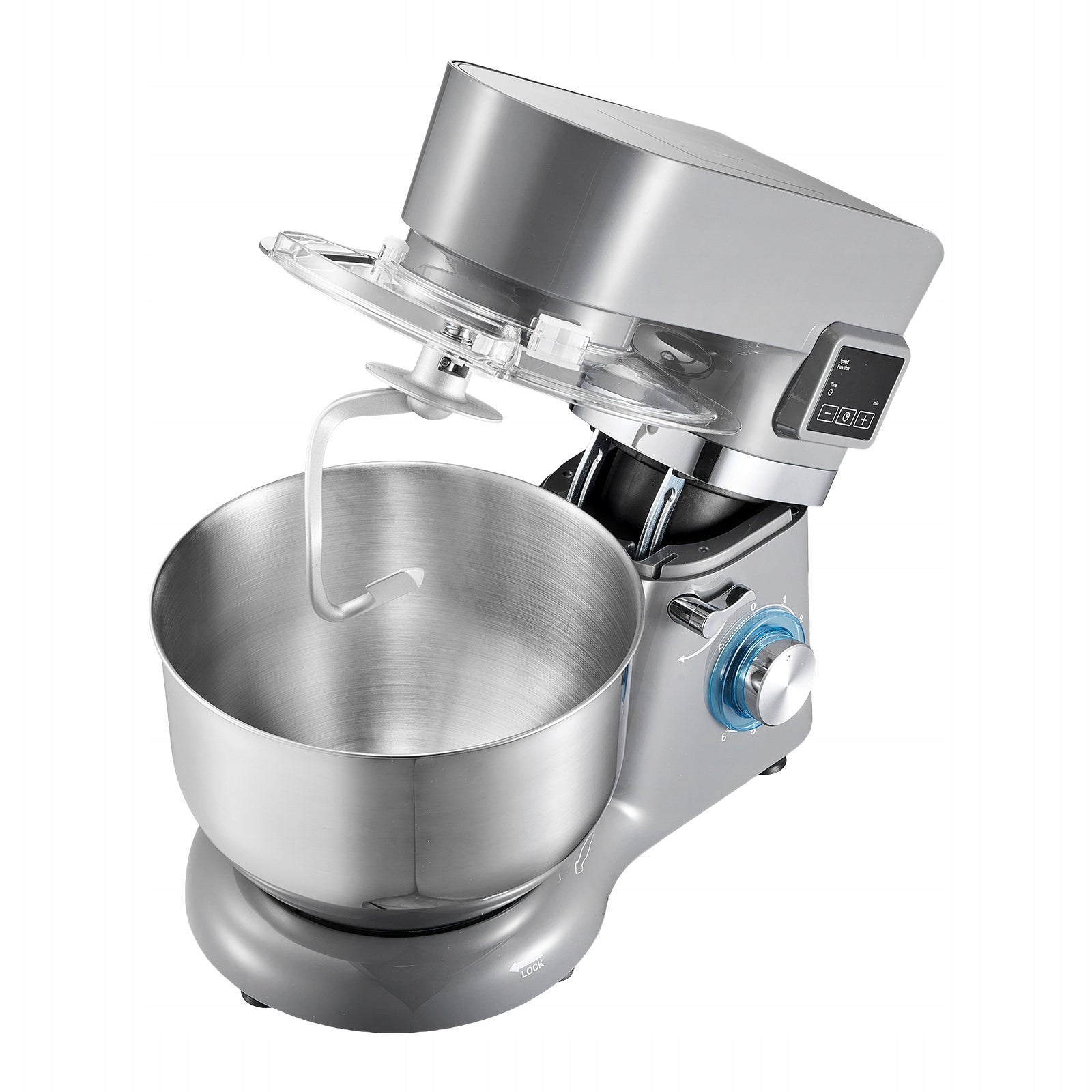 SucceBuy Ice Cream Machine 1,7L 1400W With Digital LED Display And Timer