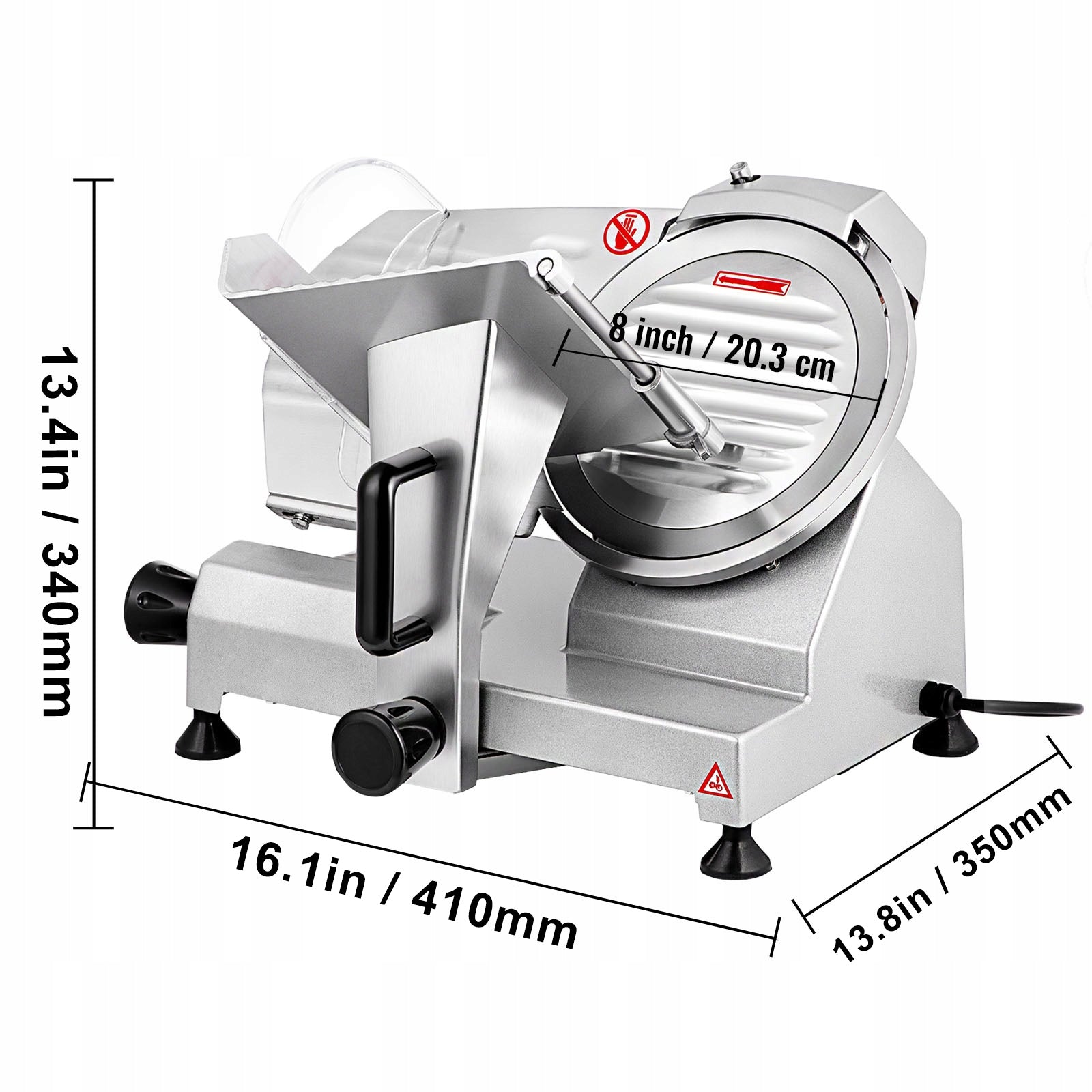 SucceBuy Meat Slicer 200W 0-0,47" With Thickness Adjustment Button Manufacturer code SYDRQPJ24