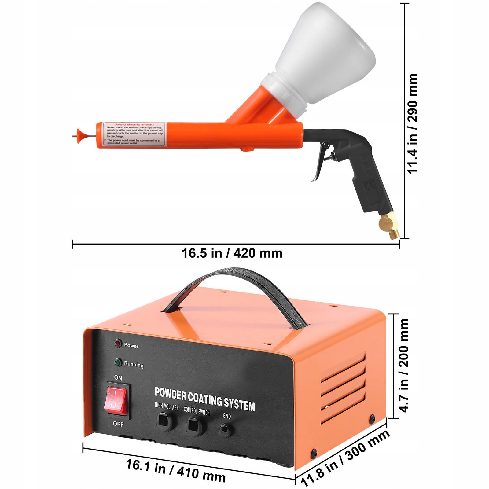 SucceBuy Powder Coating System 10-30 PSI 50KV Improvements 5-Speed Manufacturer code JDFMPTJ50KV