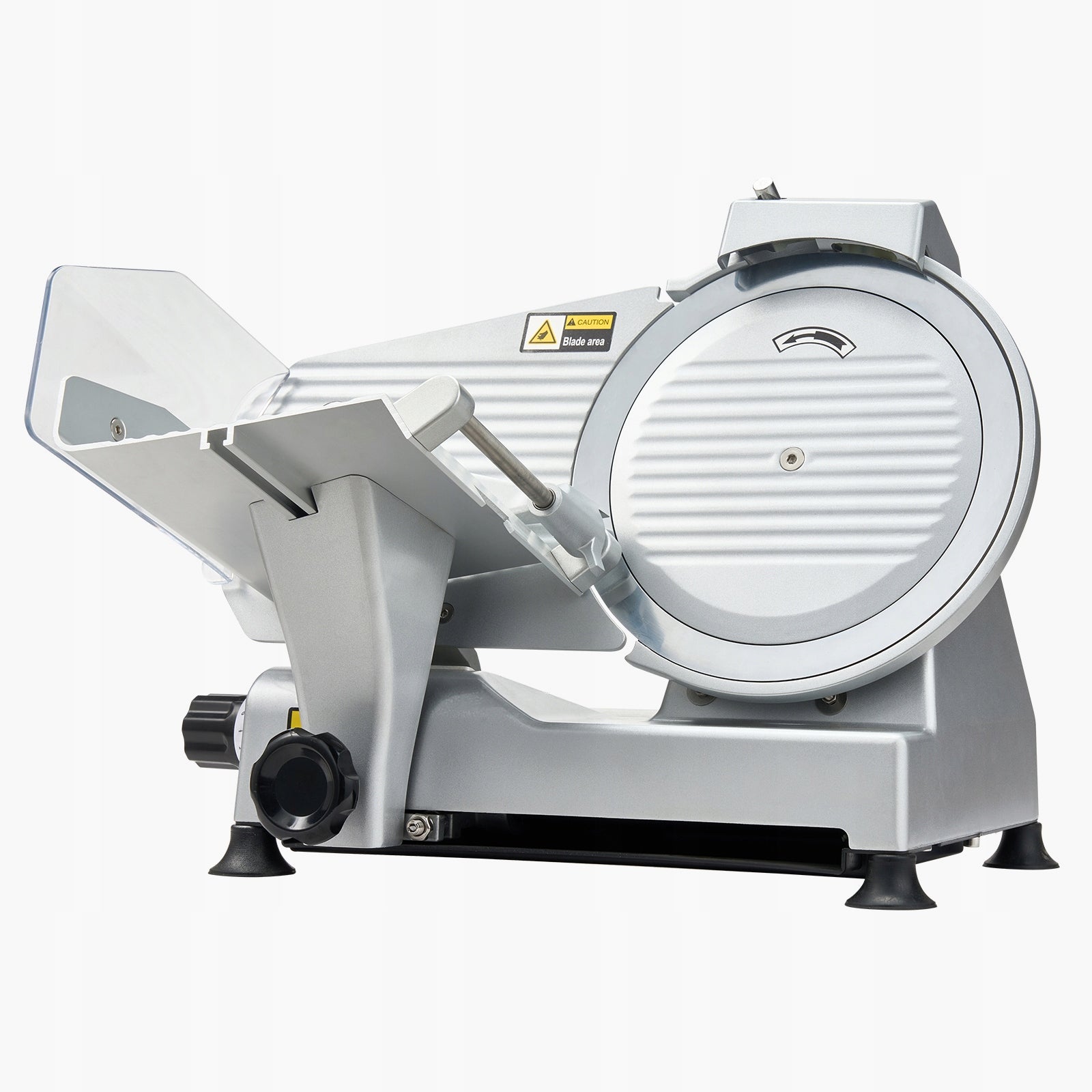 SucceBuy Semi-Automatic Meat Slicer 320W With 25CM Blade 0-10MM
