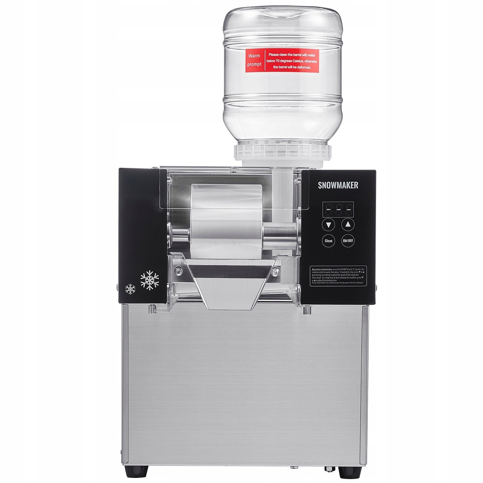 SucceBuy Slushy Maker 80KG/24H With Intelligent Touch Control Panel
