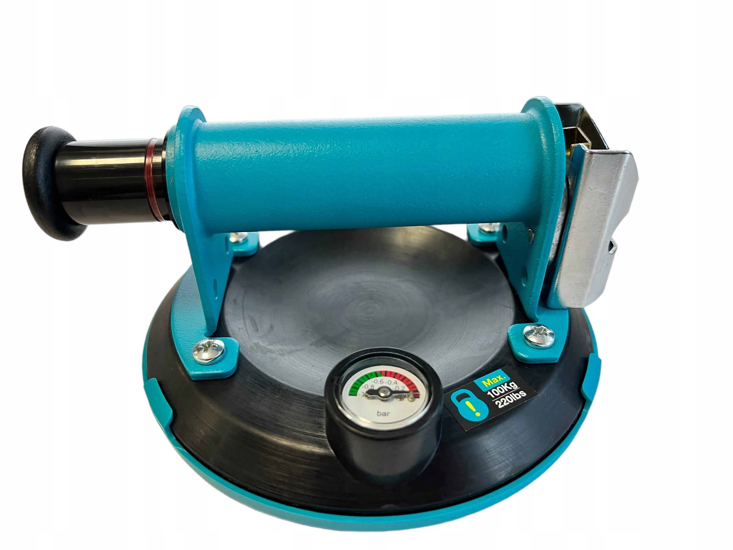 Suction cup For plates with Pressure Gauge Metal Handle BIHUI SCVG6