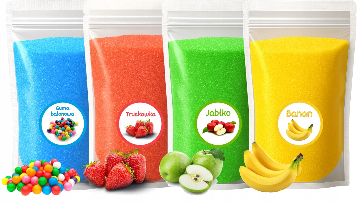 Sugar 4x 0,5kg Colorful and Flavored Cotton Candy Set for Dry Machine Manufacturer code 5904496832709