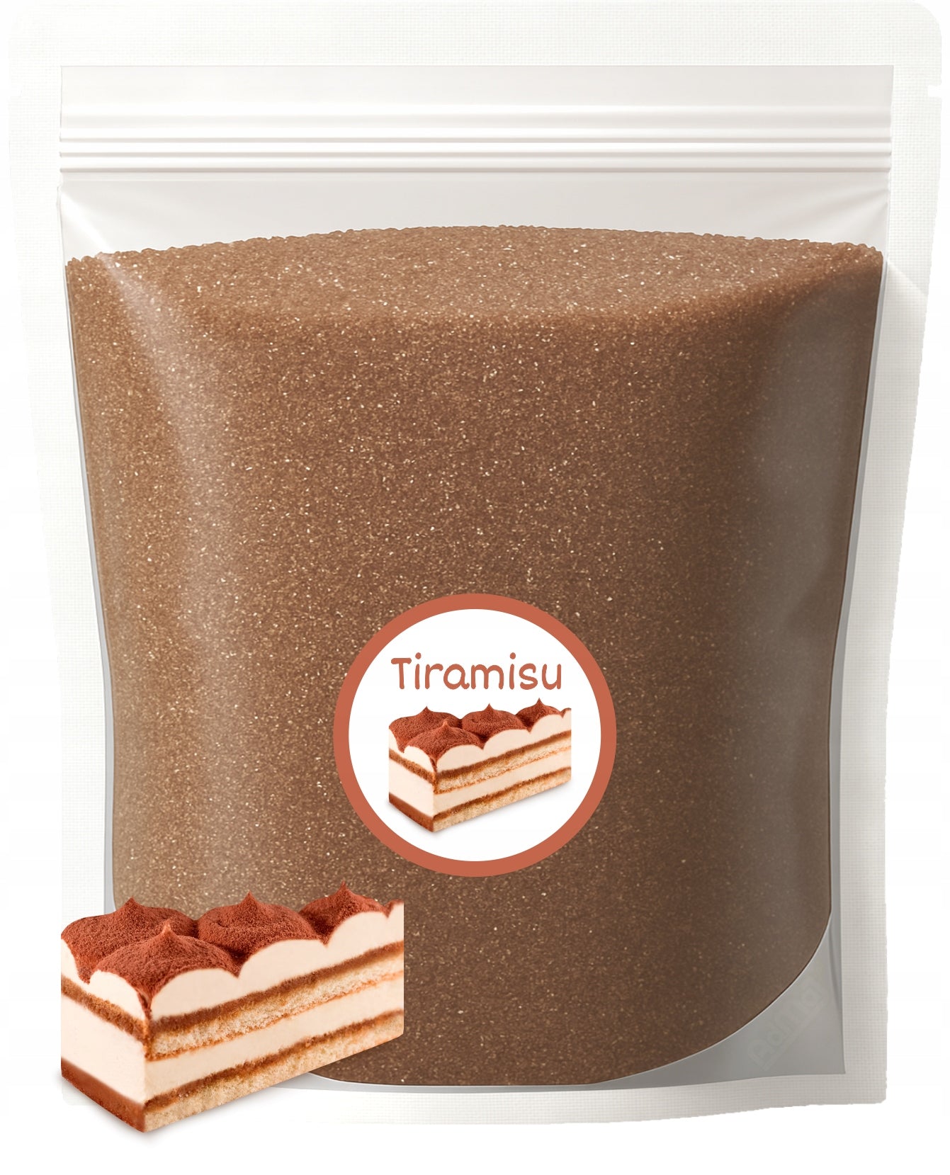 Sugar 5kg Brown TIRAMISU For Cotton Candy Colorful Flavored Dry Doypack