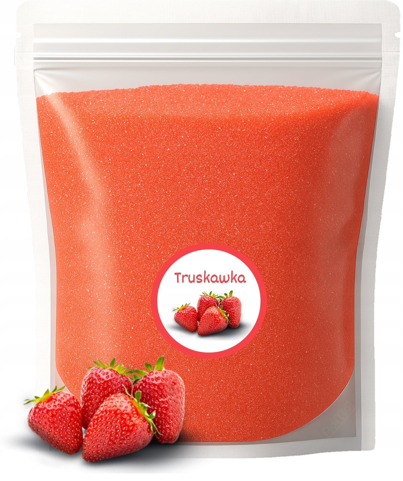 Sugar 5kg Red Strawberry STRAWBERRY For Cotton Candy Colorful Dry Doypack