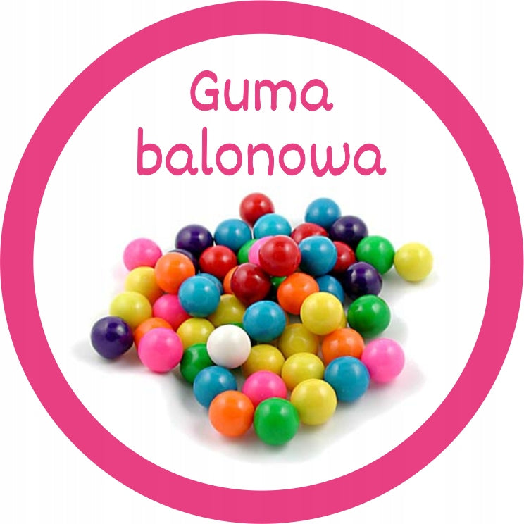 Sugar For Cotton Candy BALLOON GUM 1kg Pink Colorful Dry Doypack Manufacturer code ADMAJ-CUKIER-1KG-DOYPACK-GUMA-RÓŻ