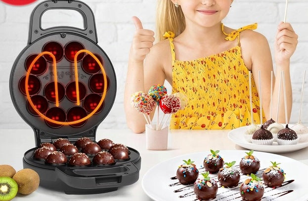 SugarWhisk Flip Cake Pop Maker Ceramic Mini Snack Machine Brand no brand