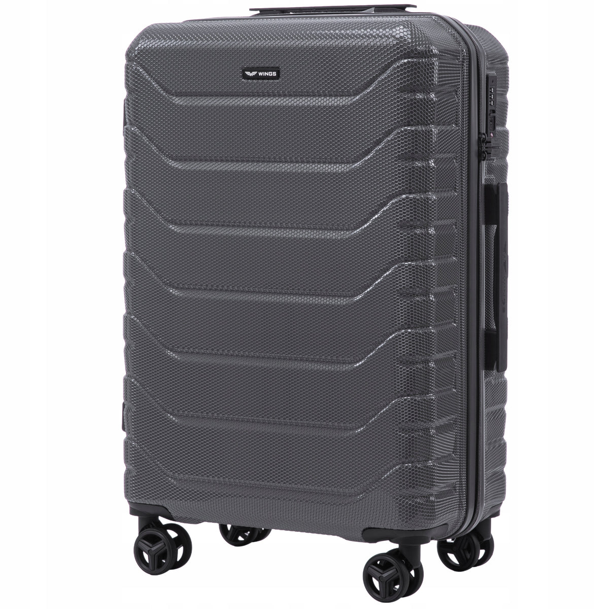 Suitcase Medium M Hard 63L Luggage Registered Lock TSA Polycarbonate CRK01G Manufacturer code CRK01-M-D.GREY