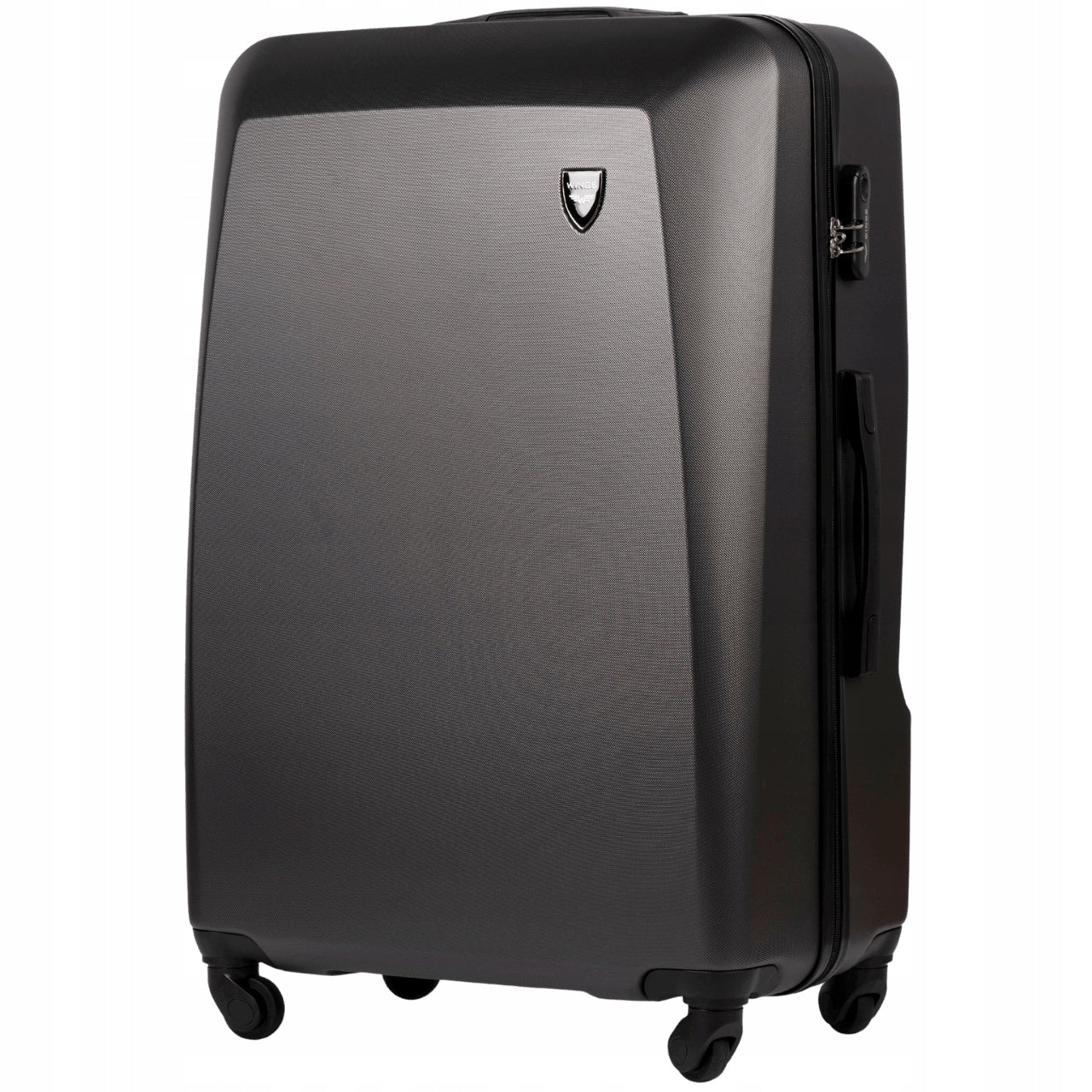 Suitcase WINGS Large travel on Wheels luggage Registered XXL hard GREY Manufacturer code 0125 L SZARY