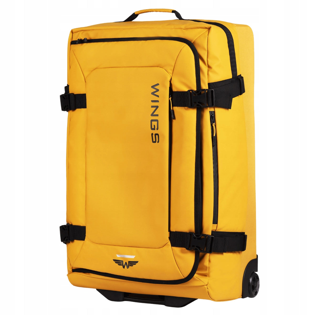 Suitcase large soft WINGS 28" ROOK yellow Waterproof Yellow 83 l. polyester