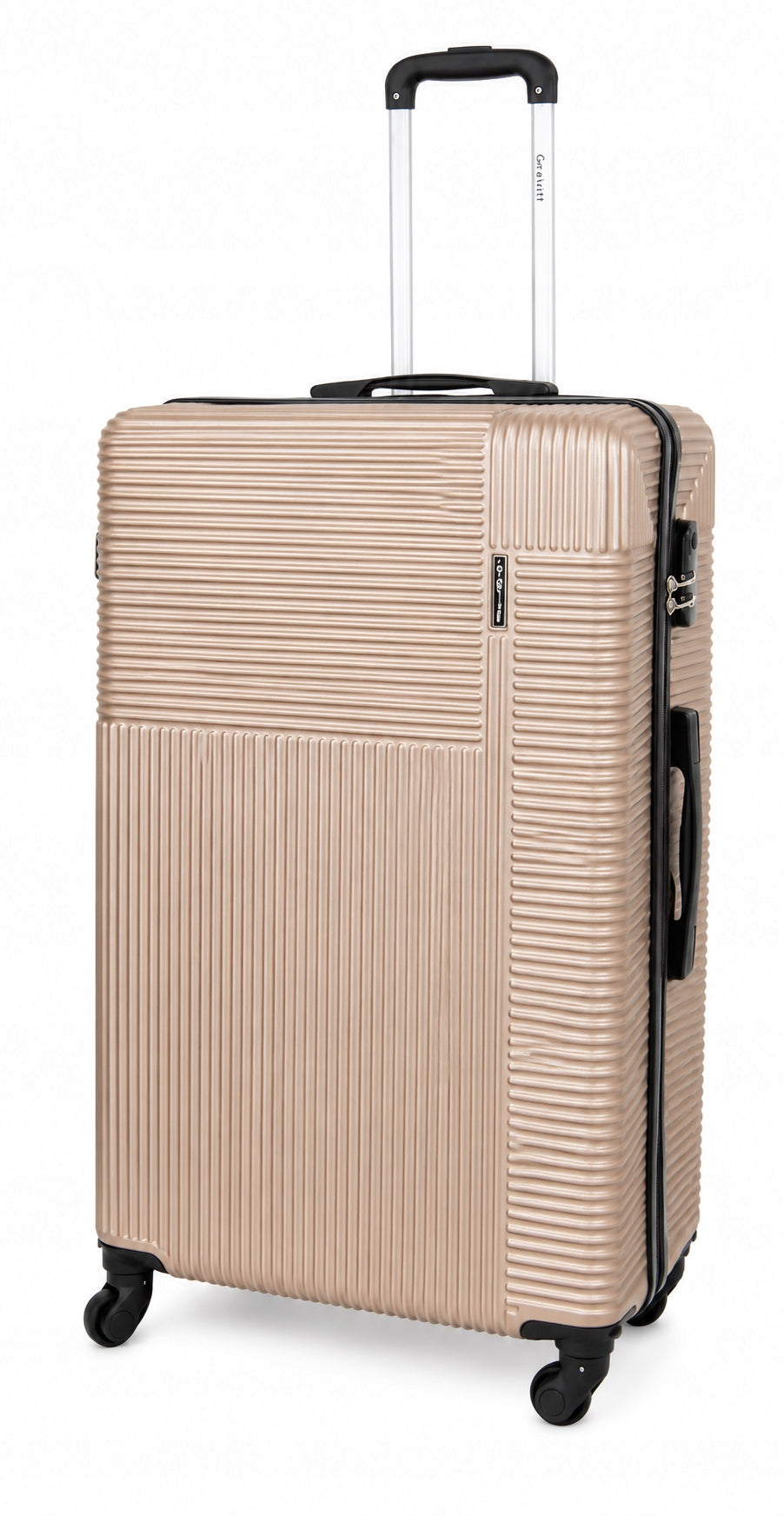 Suitcase set 4in1 Gravitt 8052 ABS large medium small trunk luggage 4 wheels Manufacturer code 8052/gold/4in1