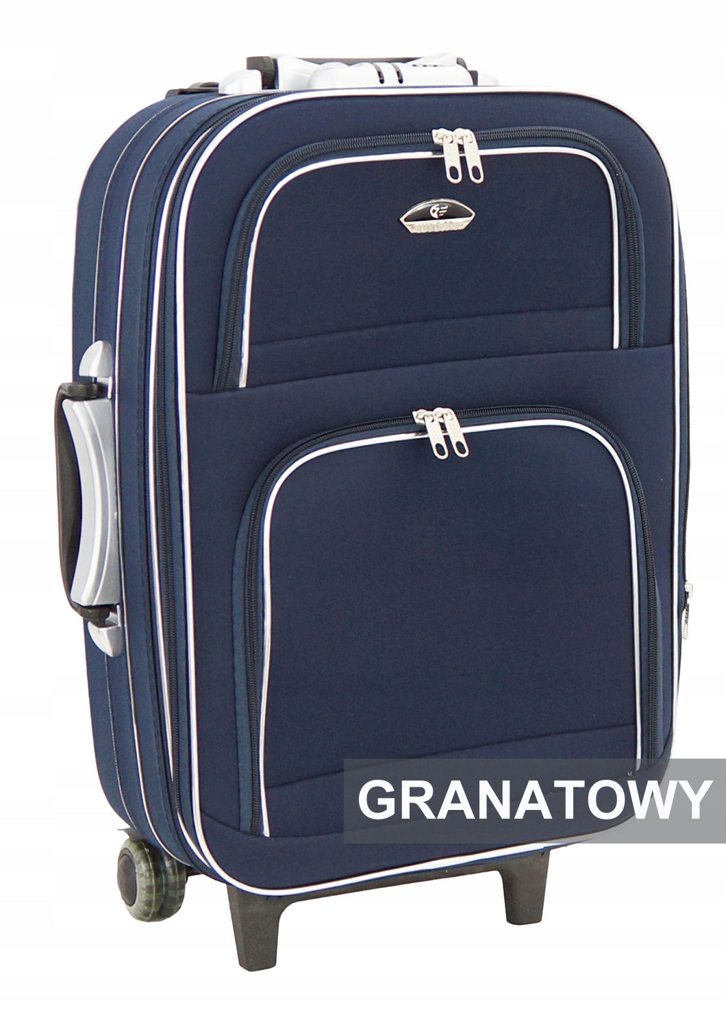 Suitcase small cabin hand luggage soft expandable 901 Manufacturer code 901/M/NAVY