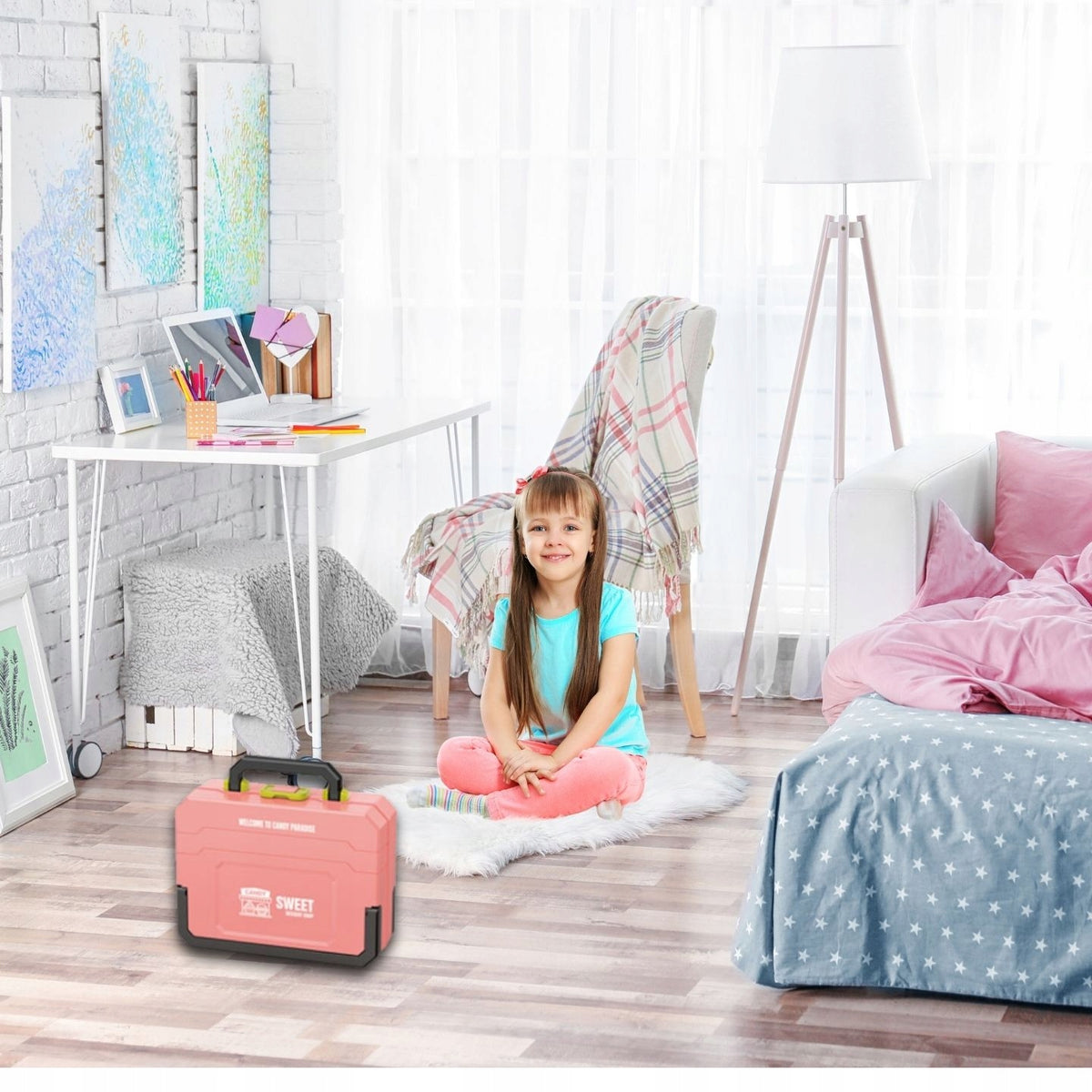 Suitcase with Cookies Shop Cookie Shop Cafe for Children Portable 45el Brand Active Hobby
