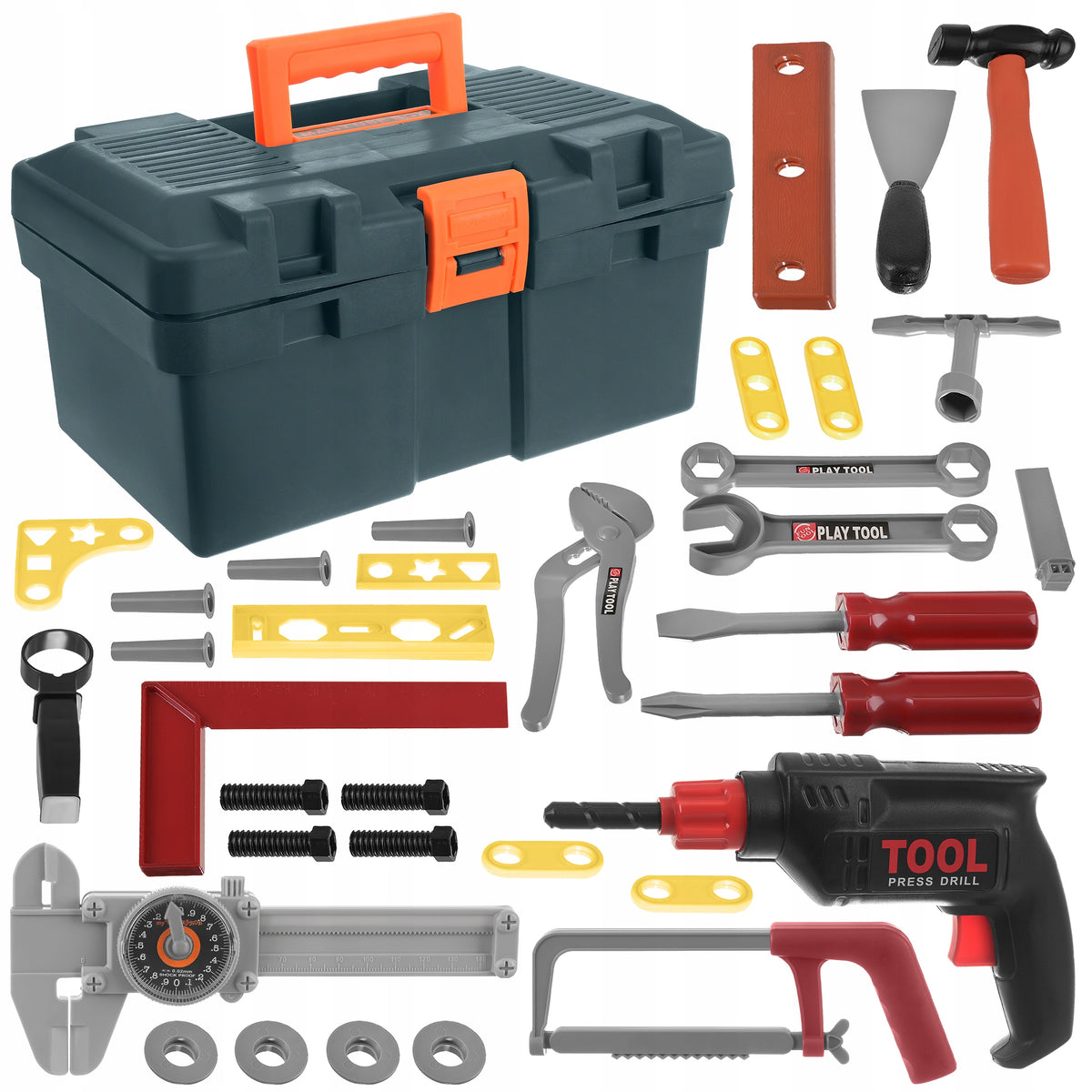Suitcase with tools for children Iso Trade Box Tool Set 34