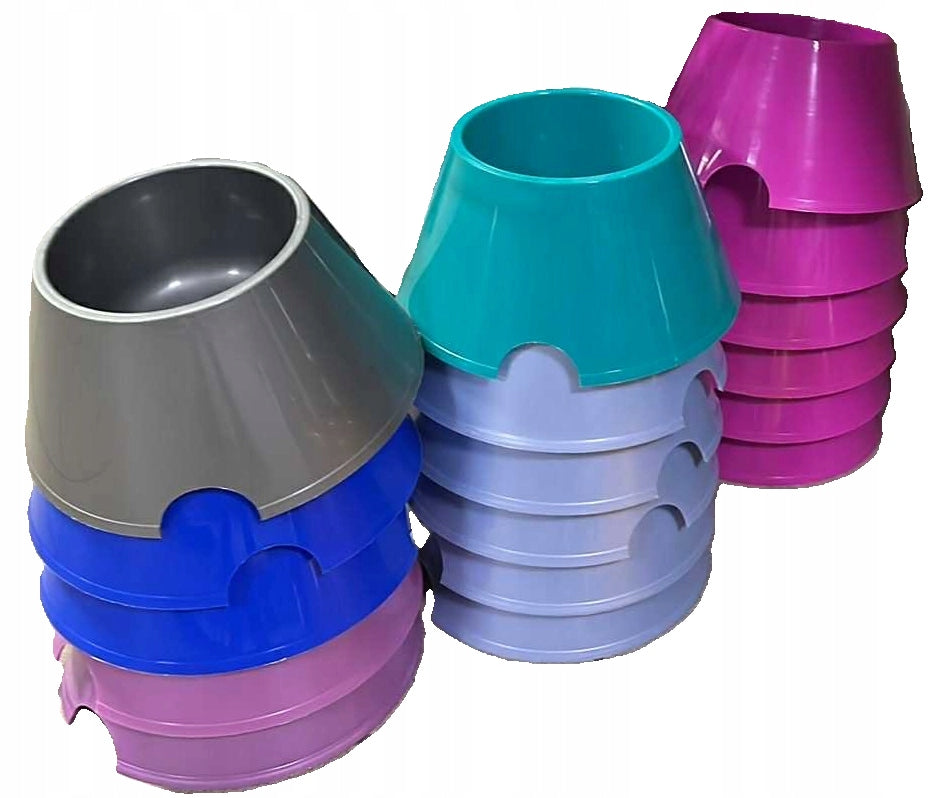 Sum-Plast 2 Plastic Bowls for Spaniel 20,5cm 0,63ml Random Color Manufacturer code 5902906013281