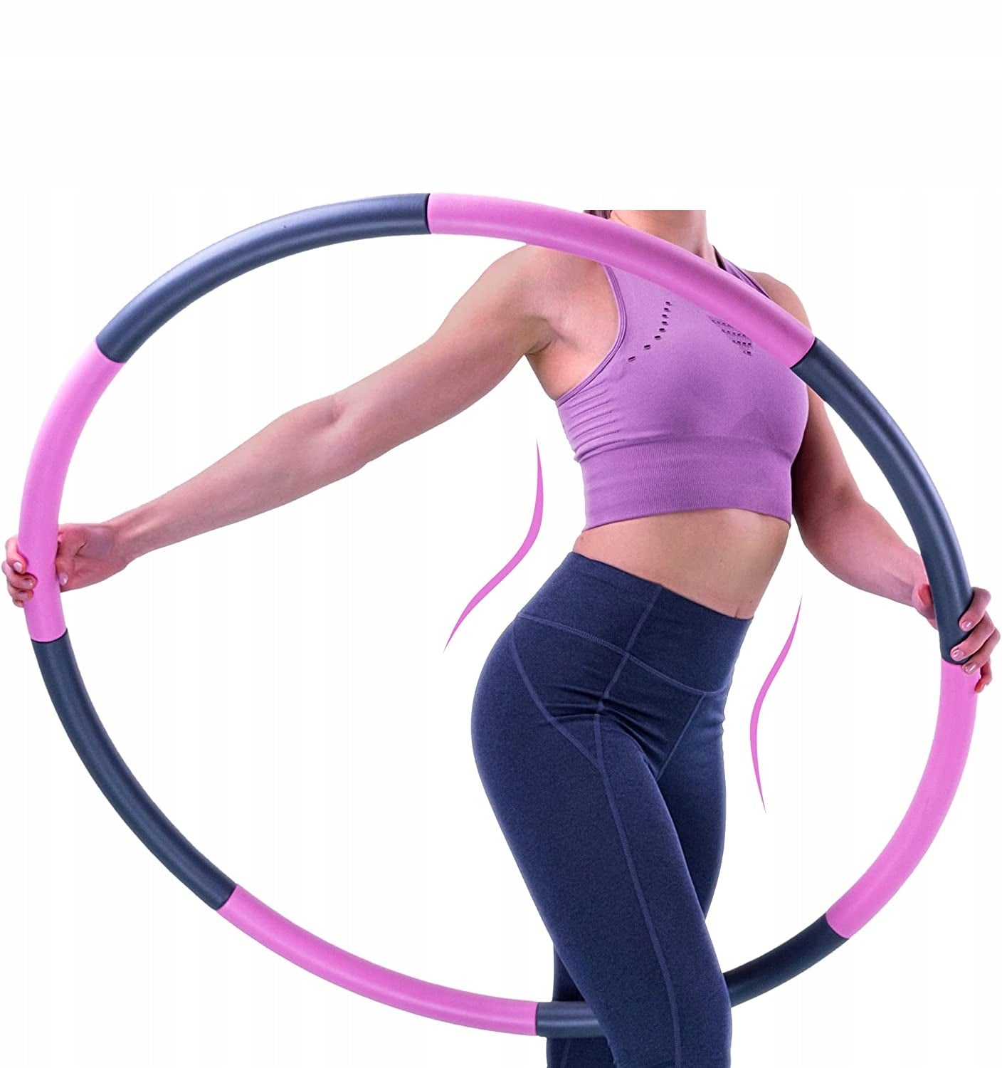 SummerFan Hula Hop hoop 1,5 kg, soft foam, hula hoop for adults