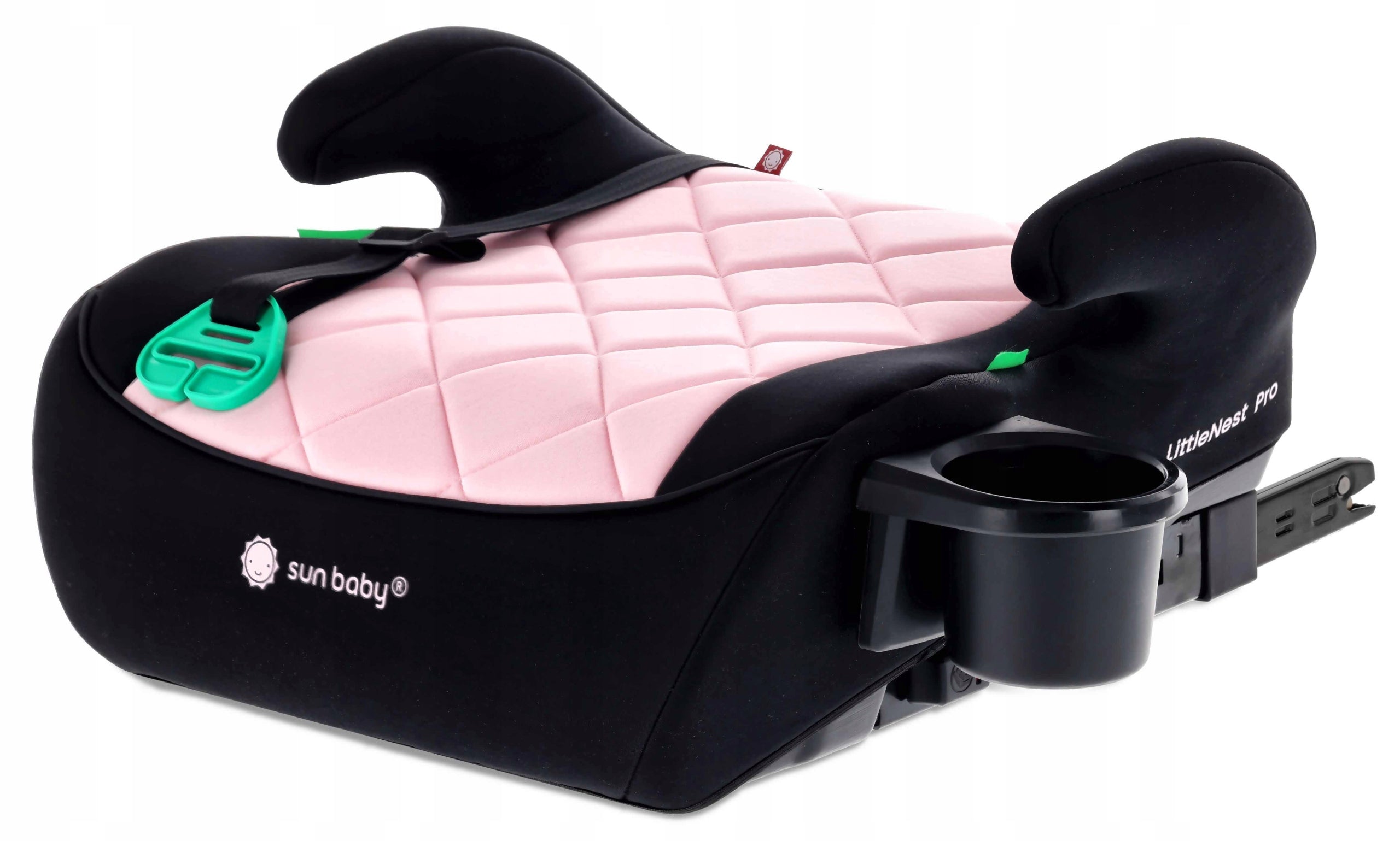 Sun Baby - LittleNestPro ISOFIX car seat 125-150 cm pink.