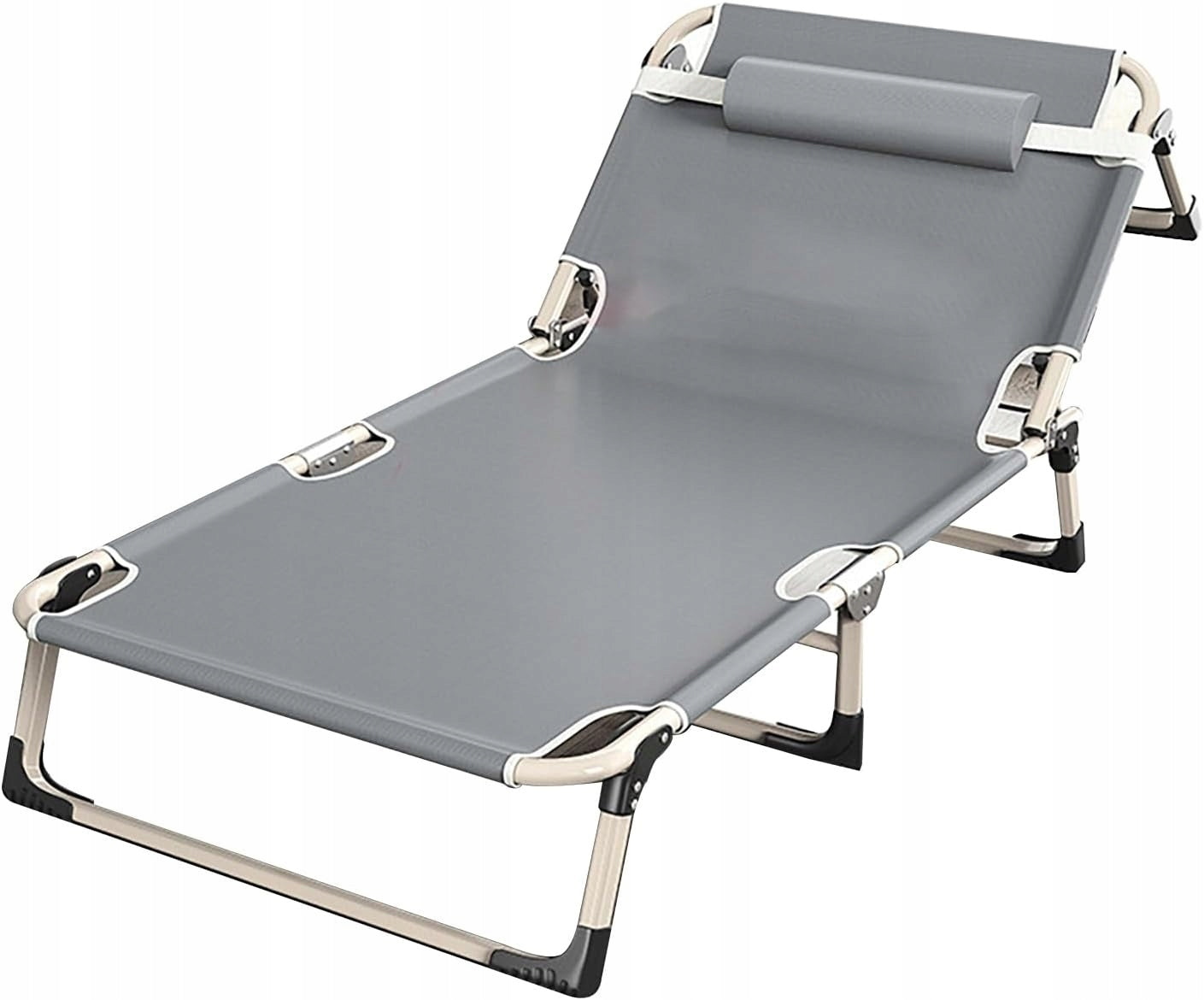 Sun Lounger Garden Beach Chair Terrace Folding Adjustable 190x73,5x30 (I083) Manufacturer code I083 szary