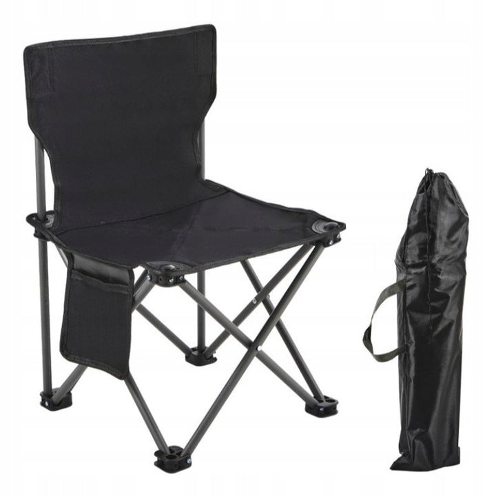 Sun Lounger Garden Chair Balcony Chair Folding Camping Hiking Color black