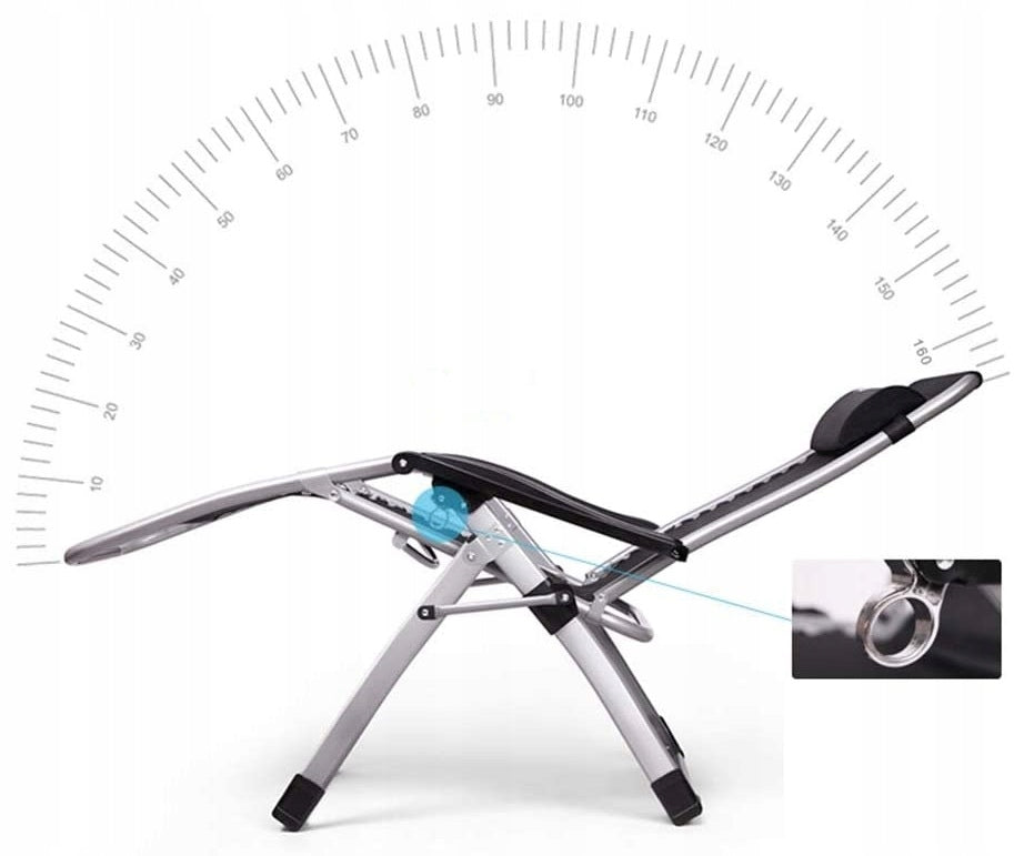 Sun Lounger Garden Chair Beach Pool Folding Gravity Chair Handle Manufacturer code LEŻAK OGRODOWY GRAWITACYJNY