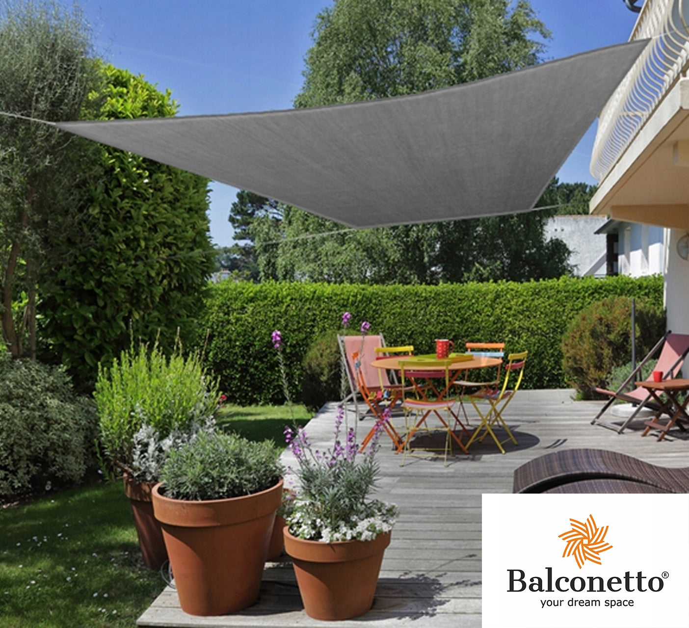 Sun Sail 5x5m XL Square UV Waterproof Awning Umbrella Packaging status original