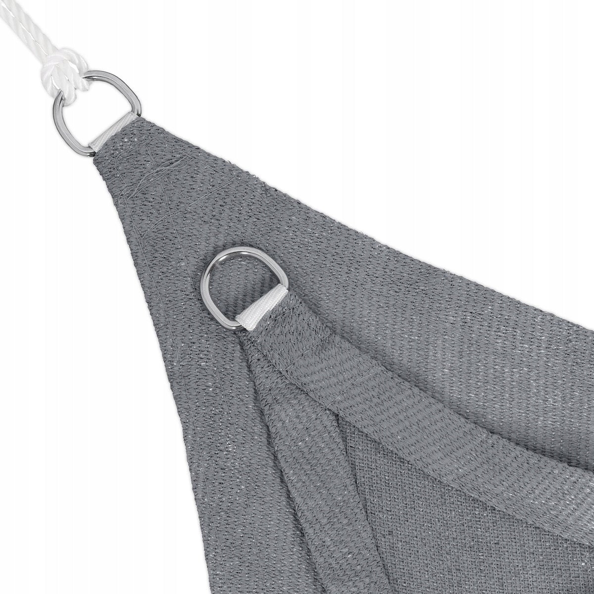 Sun Sail Garden Waterproof 3x2 Grey Rectangle Shader Brand Relaxdays