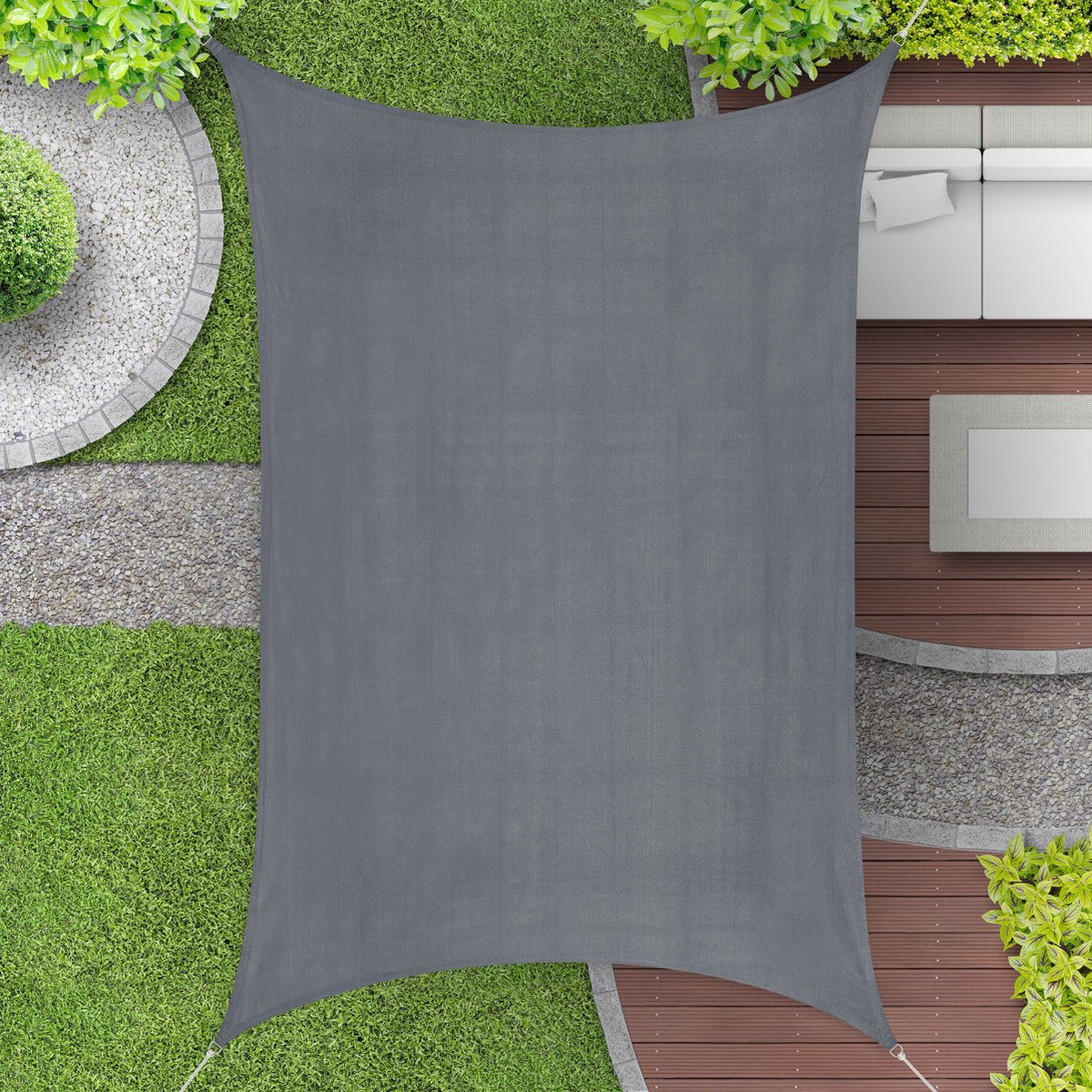 Sun Sail Garden Waterproof 3x2 Grey Rectangle Shader Manufacturer code ŻAGIEL Prostokątny 3x2 Szary