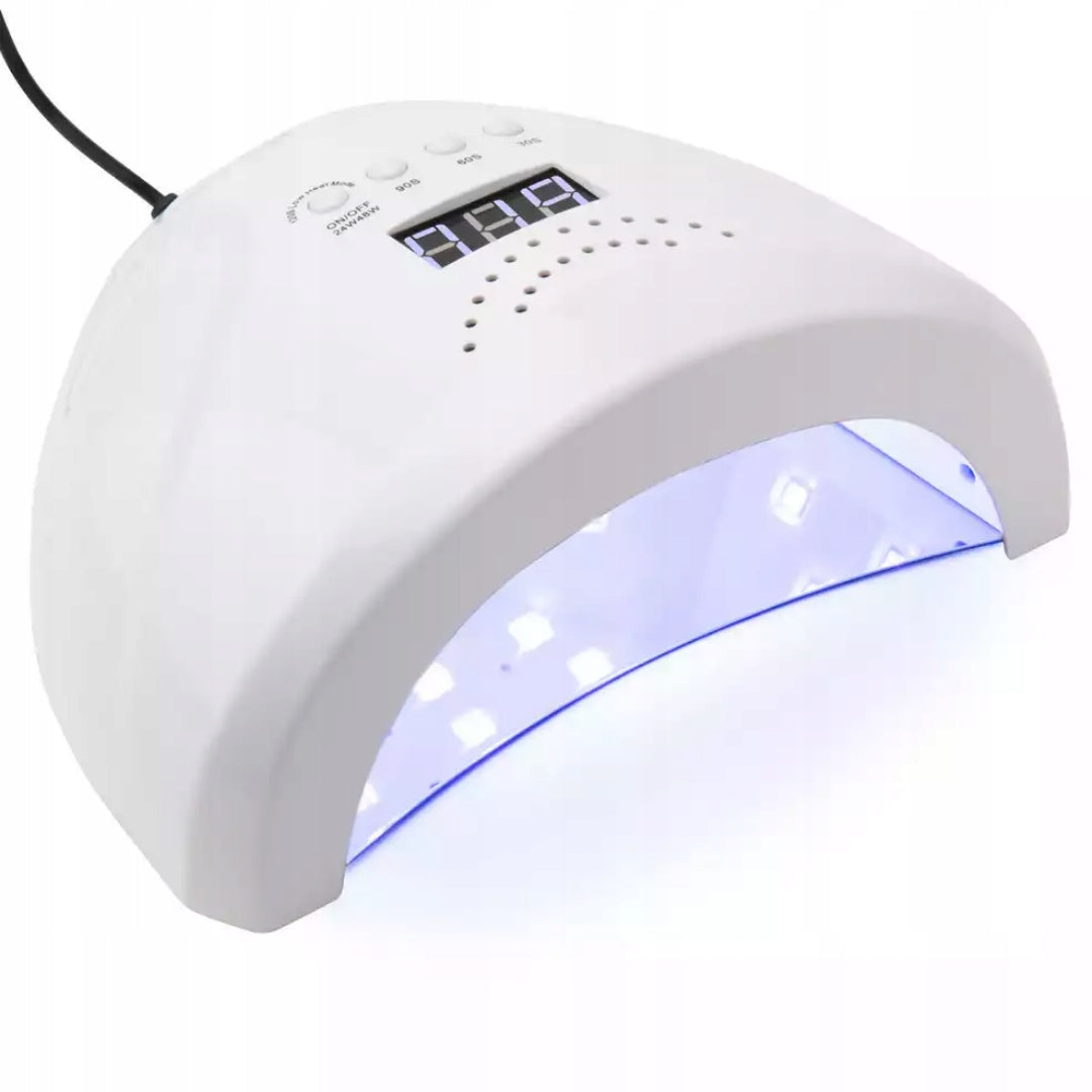 Sunled 1S Dual Led Nail Lamp 24/48w White with Mirror