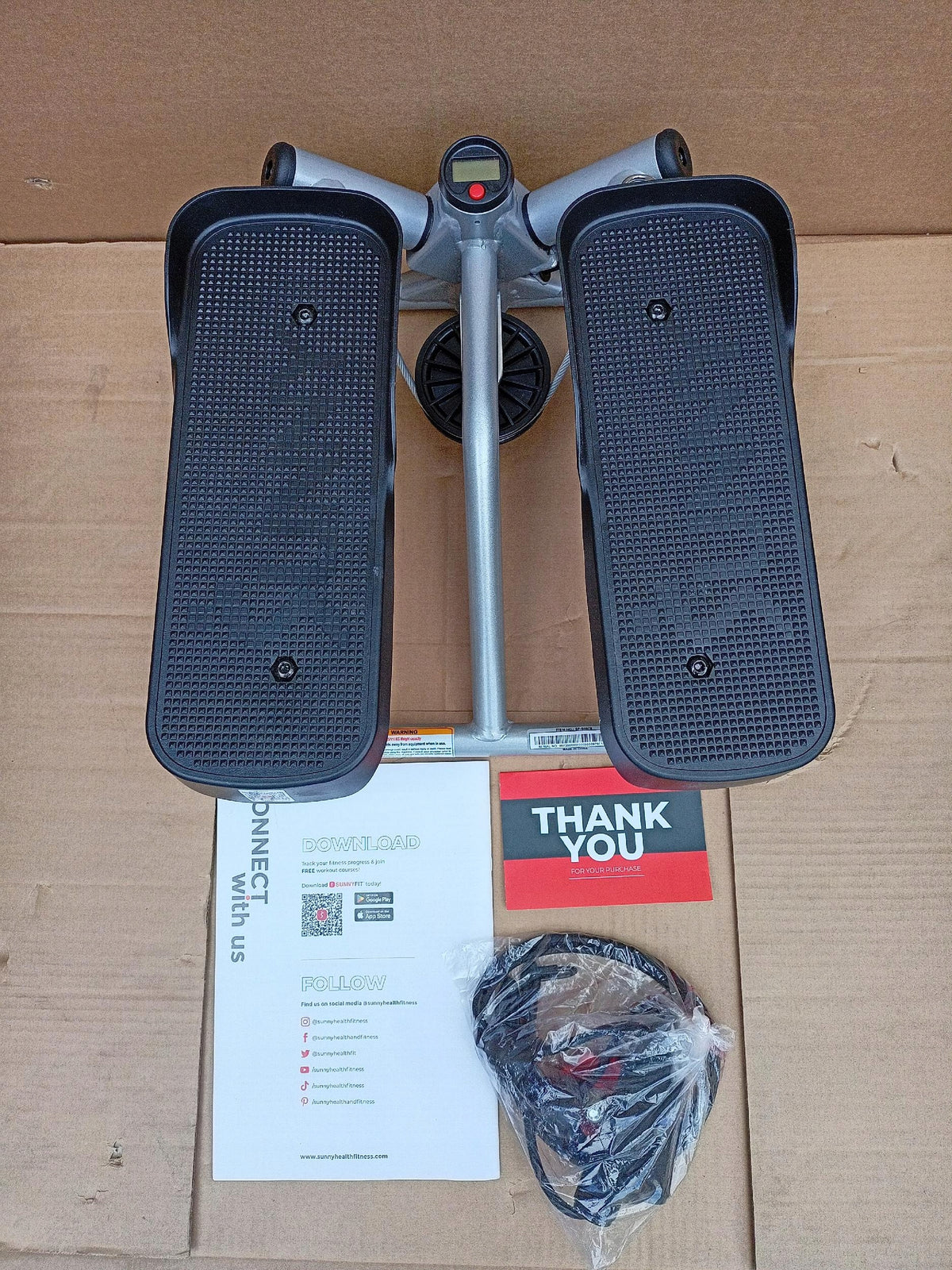 Sunny Health & Fitness SF-S0979 Simple Stepper Length 43.2 cm
