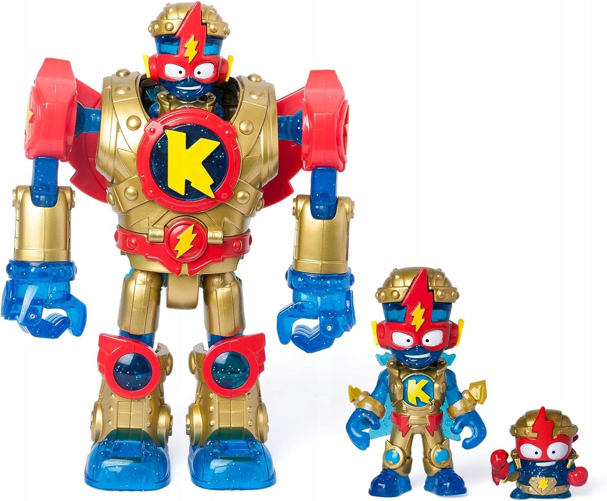 SuperZings Golden Armor SuperBot with 2 Figures Manufacturer code 20258