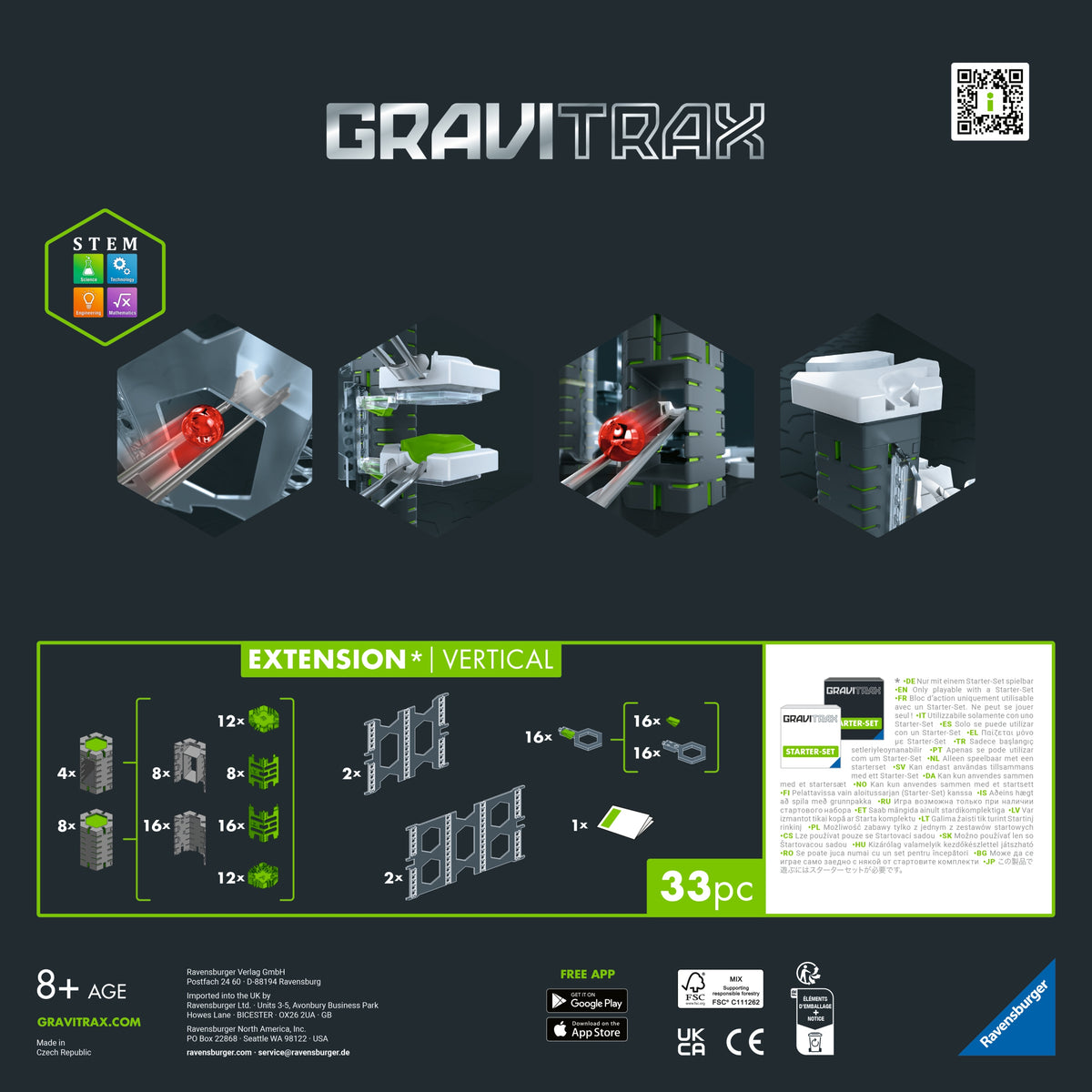 Supplementary set Ravensburger GraviTrax Pro 268160 Manufacturer code 268160