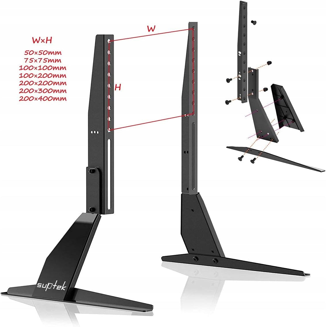 Suptek ML1732 TV Stand 23 - 42" adjustable VESA 200x400 up to 40 kg Brand no brand