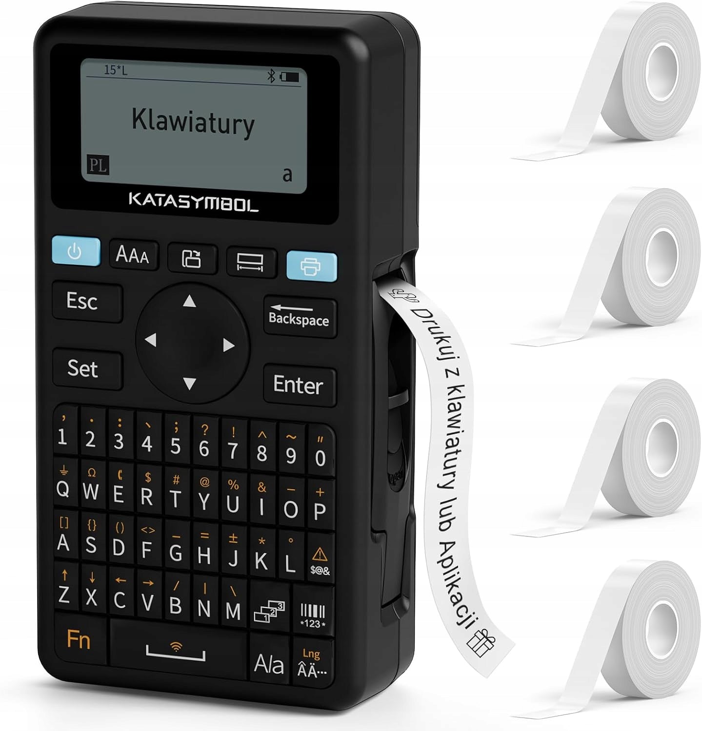 Supvan E11 Bluetooth Portable Label Printer Charged via USB-C