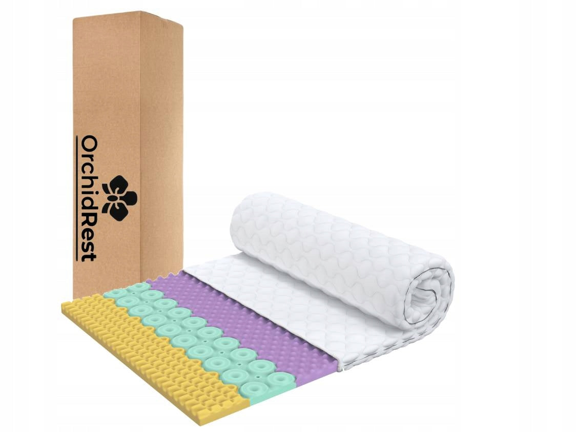 Surface Mattress 160x200 x 5cm, H3, 7 zones, profiled topper;