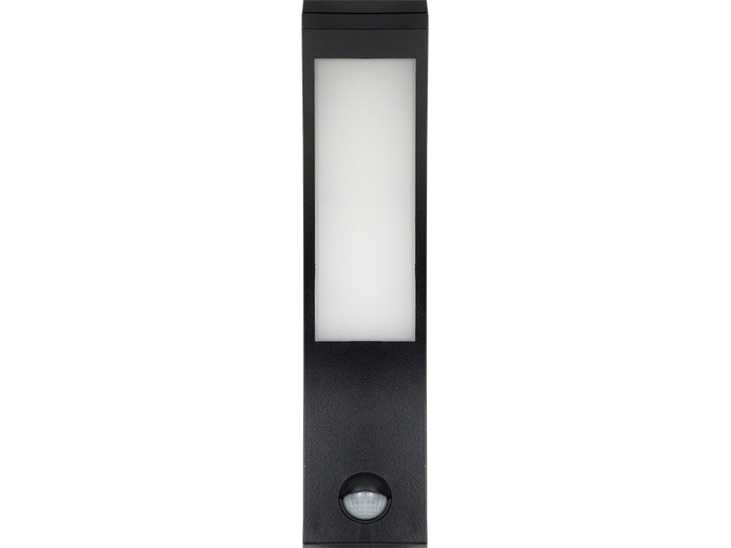 Surface mounted LED wall lamp with motion sensor PIR 10W 4000K black Manufacturer code TG-WLN-PIR-10N-S