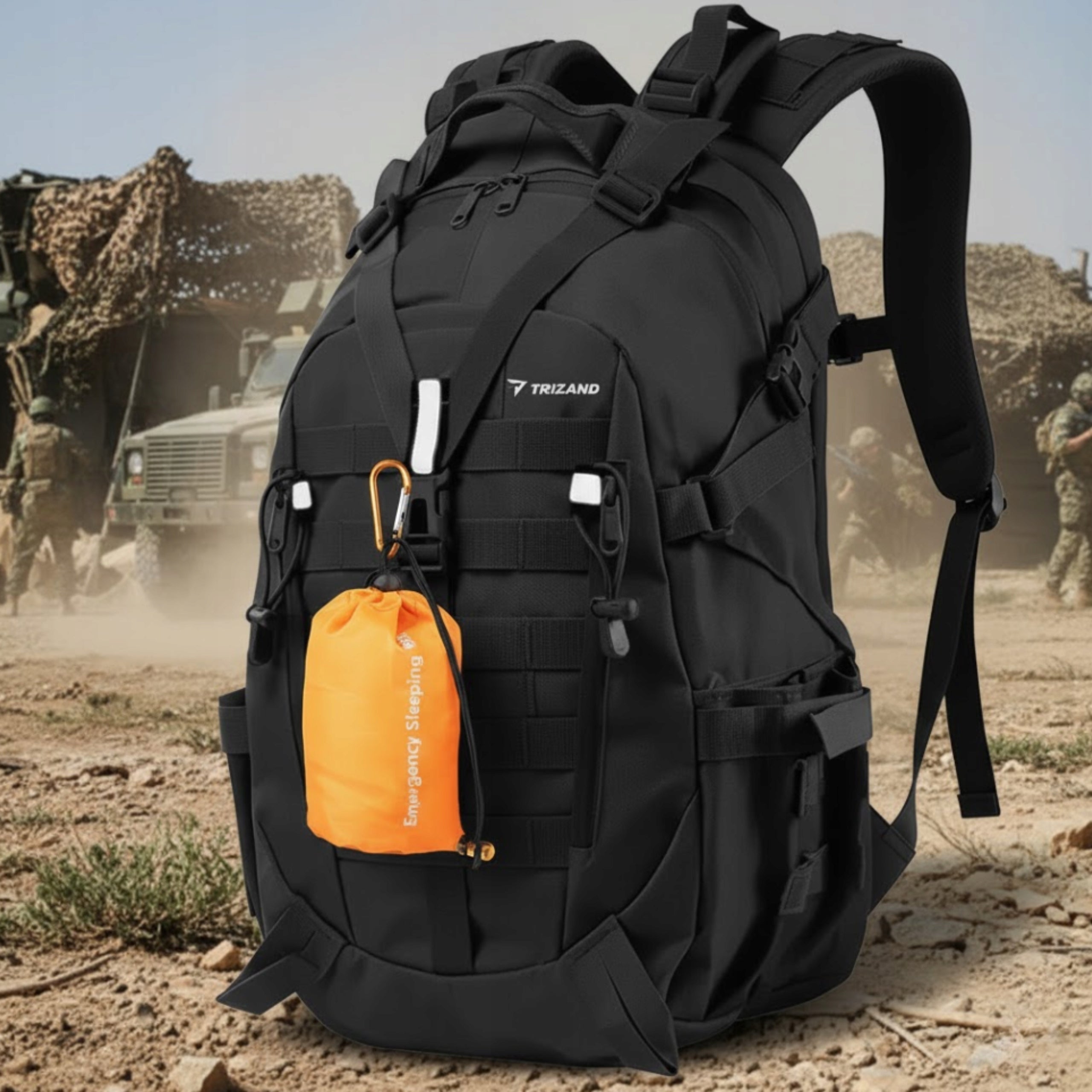 Survival Backpack with Equipment Survival Kit First Aid Kit Sleeping Bag 70in1 EAN (GTIN) 5905951134352