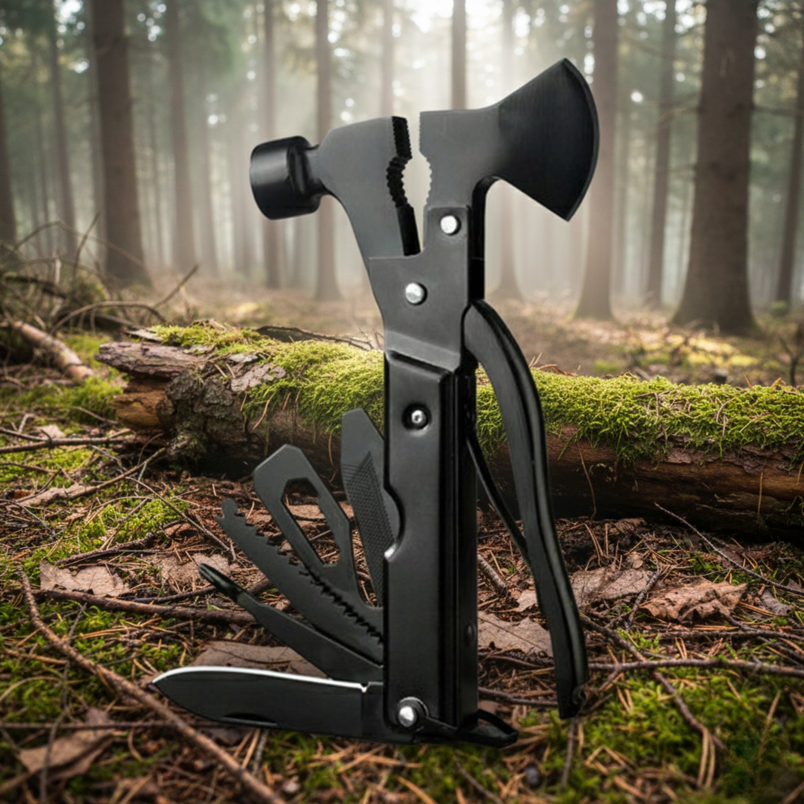 Survival Backpack with Equipment Survival Kit First Aid Kit Sleeping Bag 70in1 Tools fire striker scissors blade bottle opener can opener tweezers saw