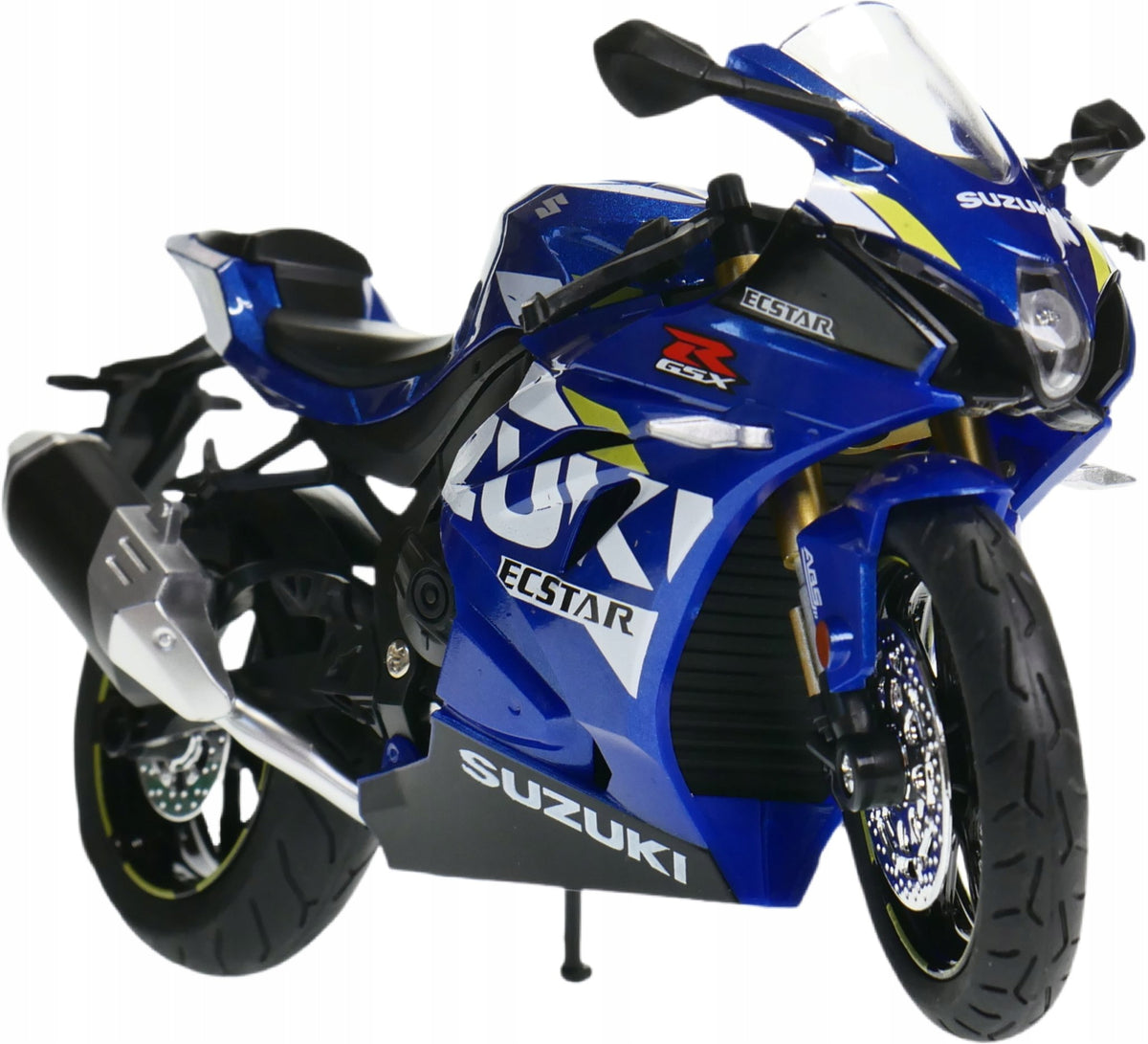 Suzuki GSX 1000R 1:12 motorcycle model light and sound blue Packaging status original