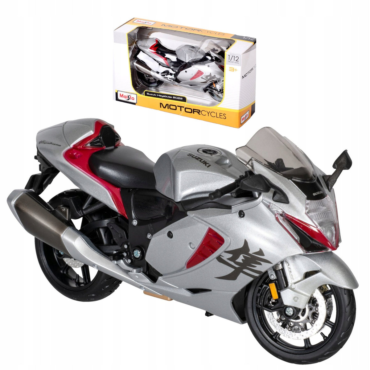 Suzuki GSX 1300R Hayabusa model scale 1:12 Maisto