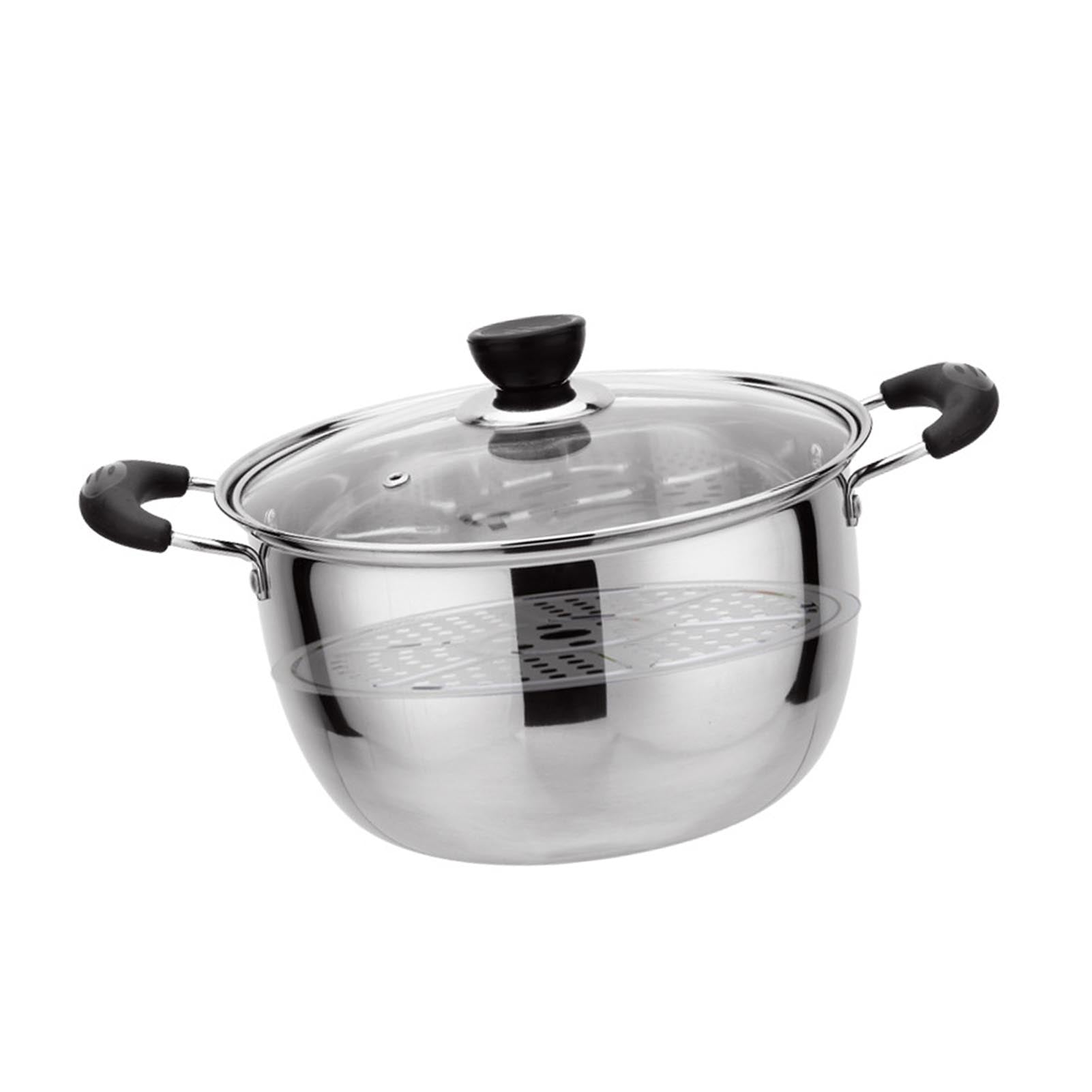 Sweat Soup with Steam Cooking Stainless Steel Mini Steaming Pot 8S Brand no brand