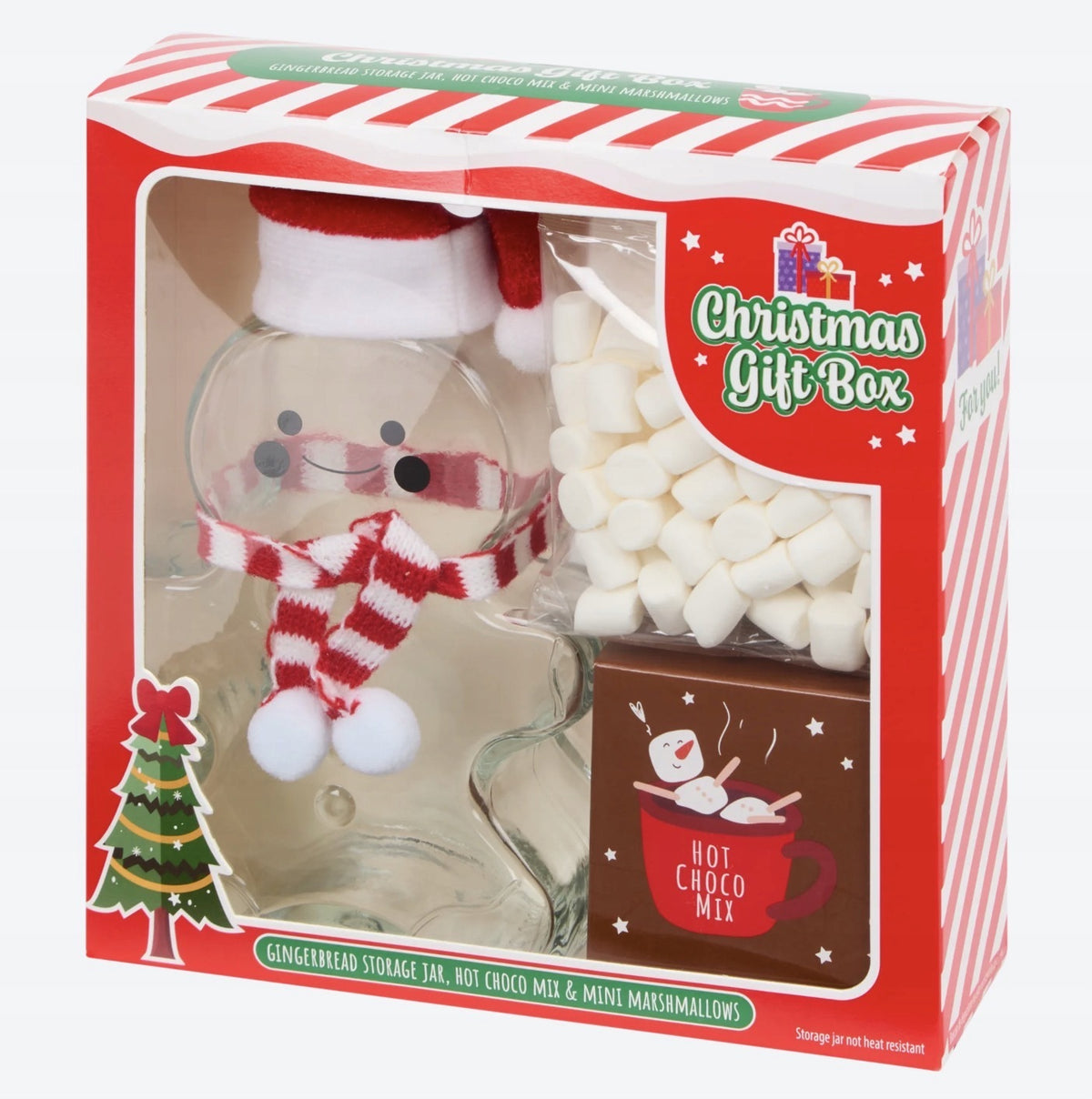 Świąteczny zestaw do przygotowania gorącej czekolady z marshmallows prezent Brand no brand