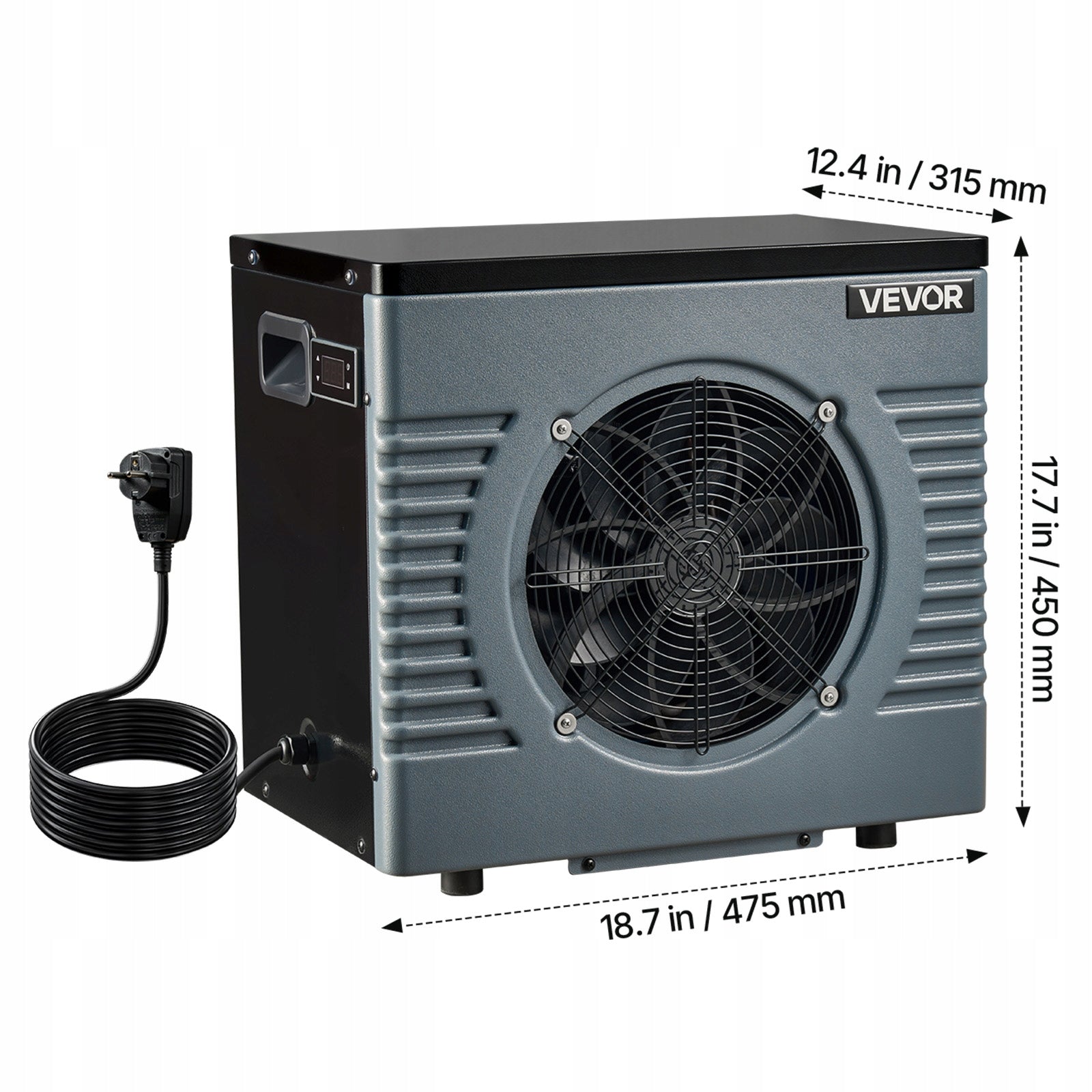 Swimming Pool Heat Pump 4160W Low Noise With Heating And Cooling Mode Manufacturer code YCRBDP40